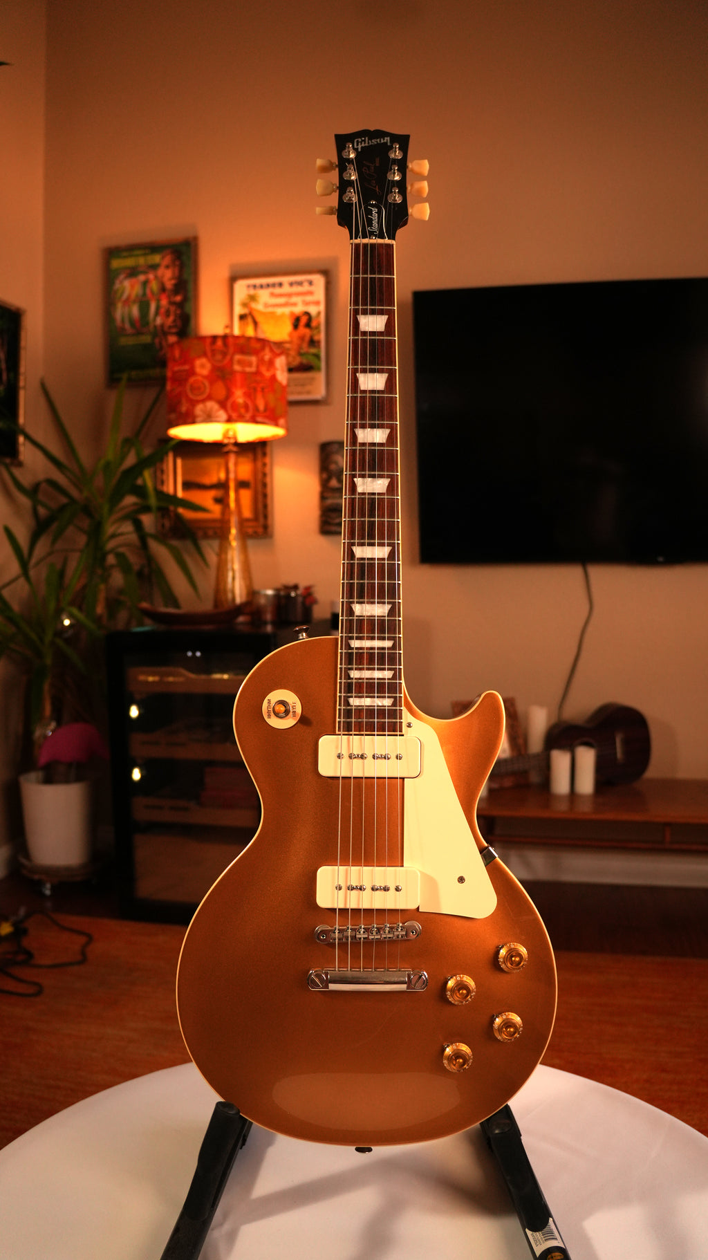 SOLD - 2023 Gibson Les Paul Standard '50s Gold Top with P-90's