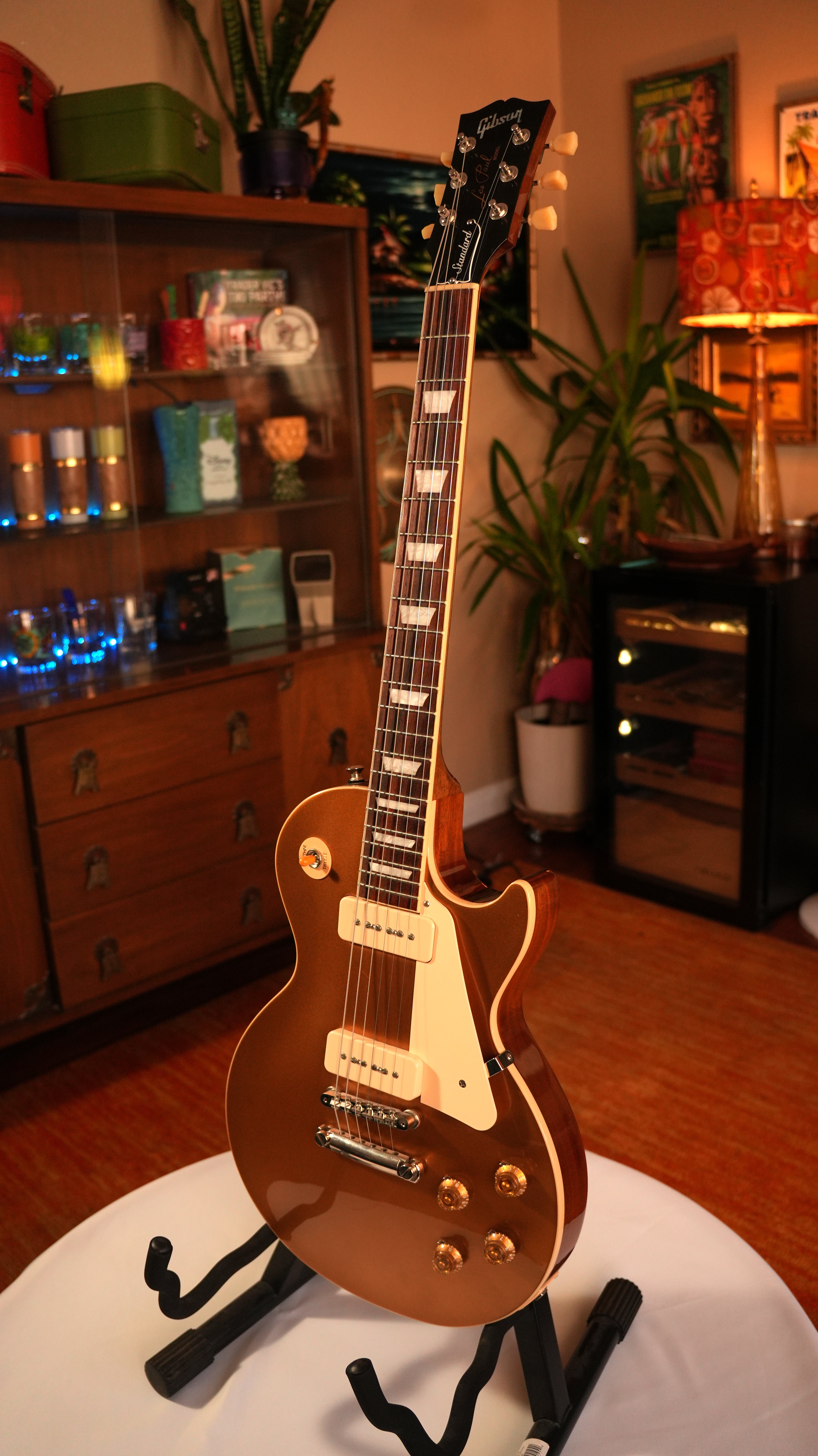 SOLD - 2023 Gibson Les Paul Standard '50s Gold Top with P-90's
