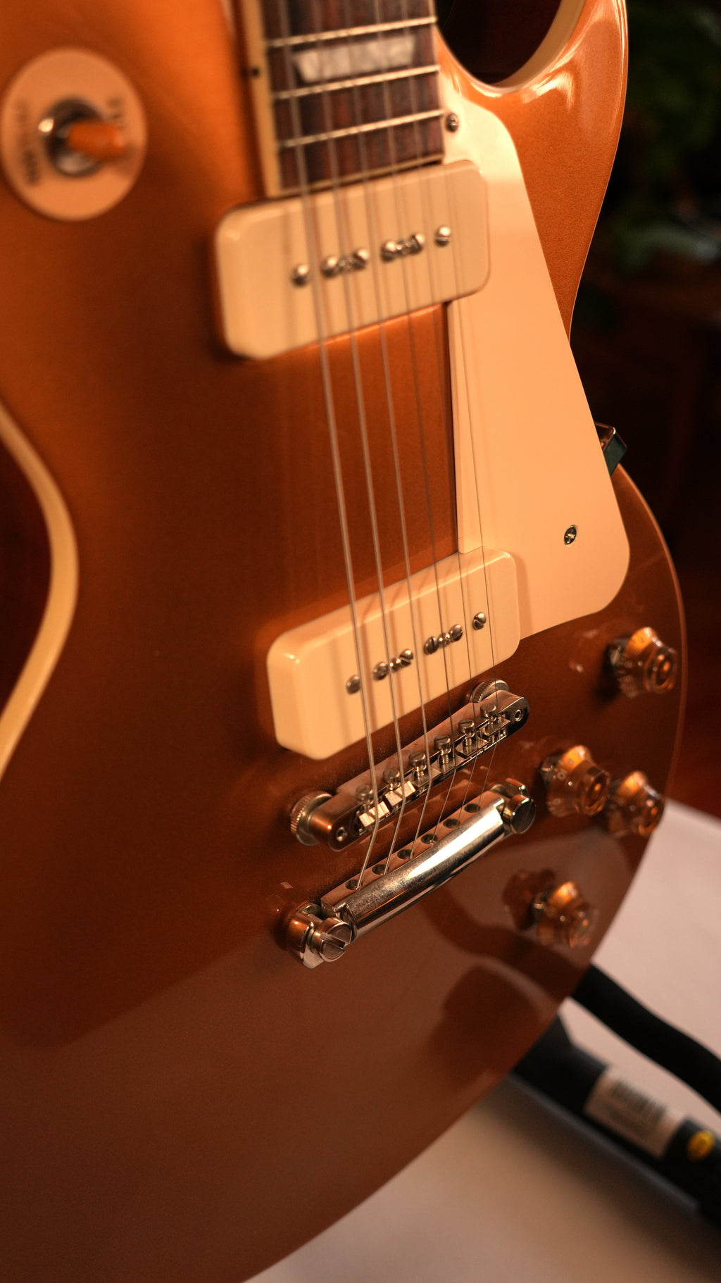 SOLD - 2023 Gibson Les Paul Standard '50s Gold Top with P-90's