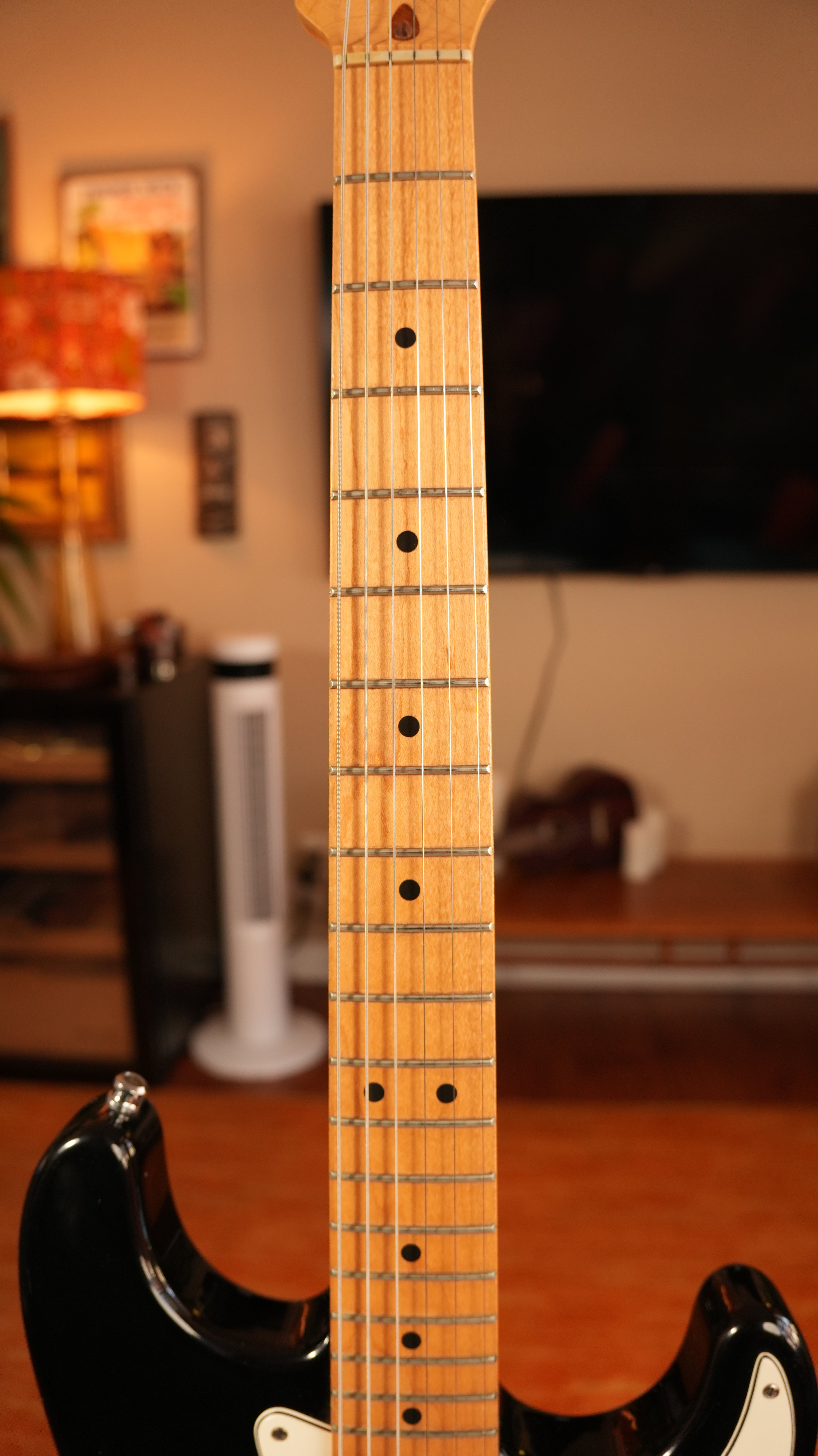 SOLD - 1989 Fender American Standard Stratocaster with Maple Fretboard - Black