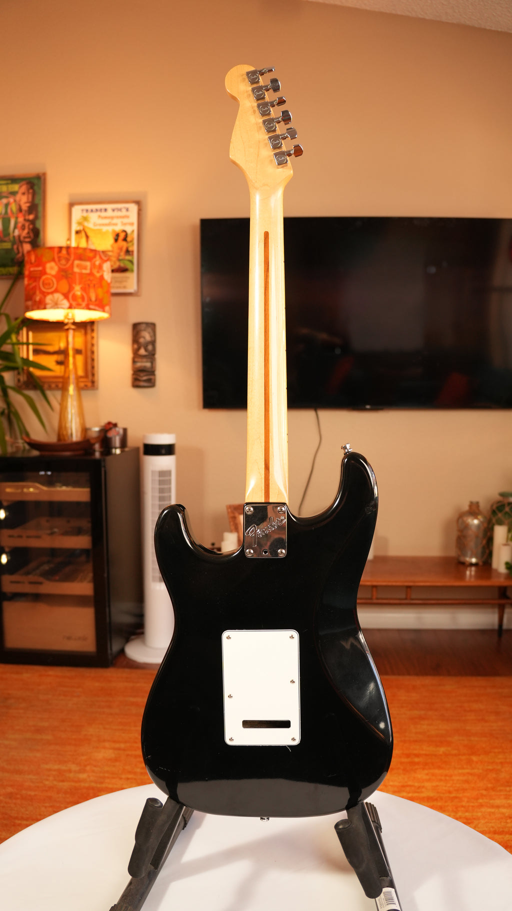 SOLD - 1989 Fender American Standard Stratocaster with Maple Fretboard - Black