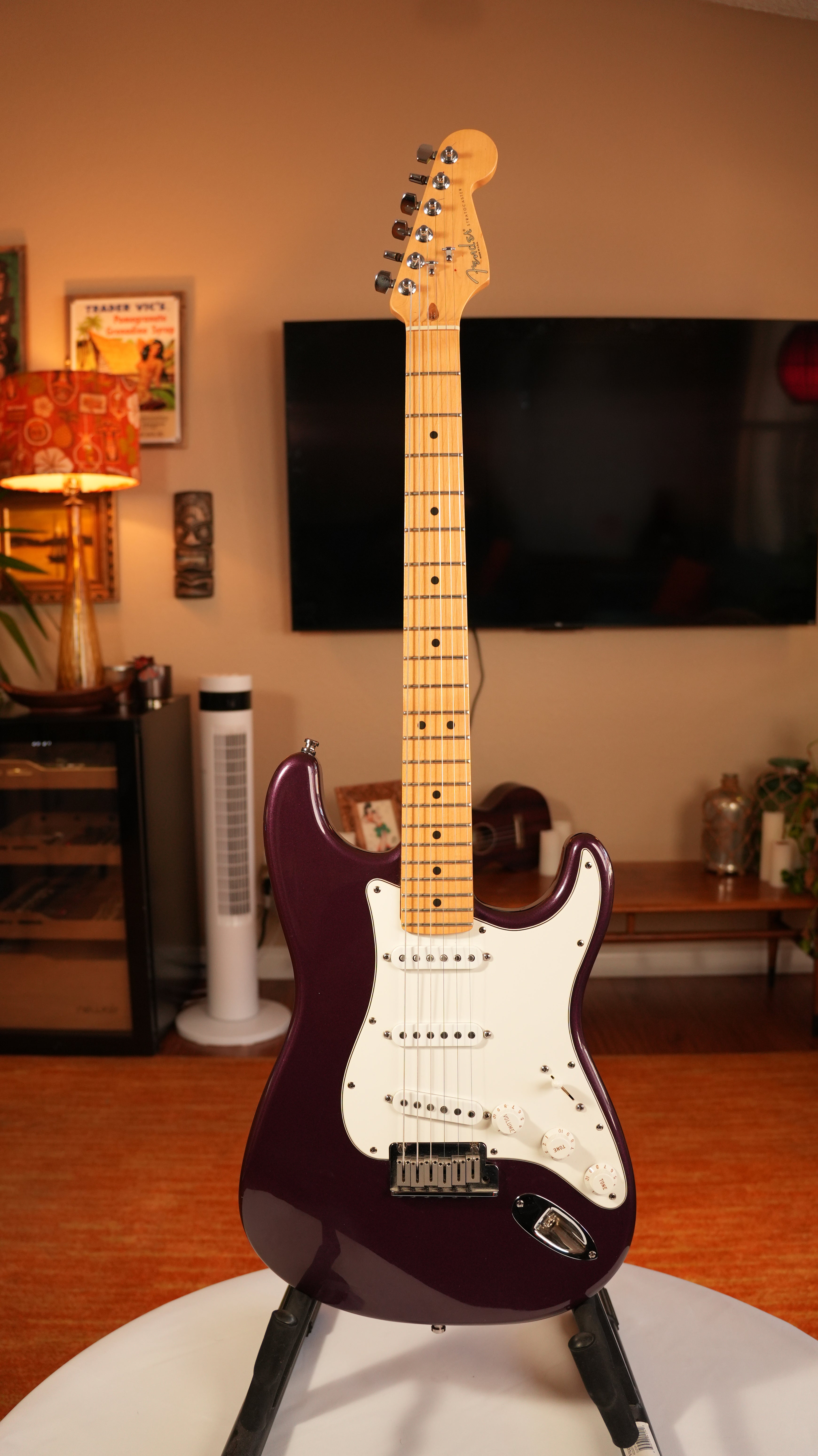 SOLD - 1998 Fender American Standard Stratocaster - Midnight Wine