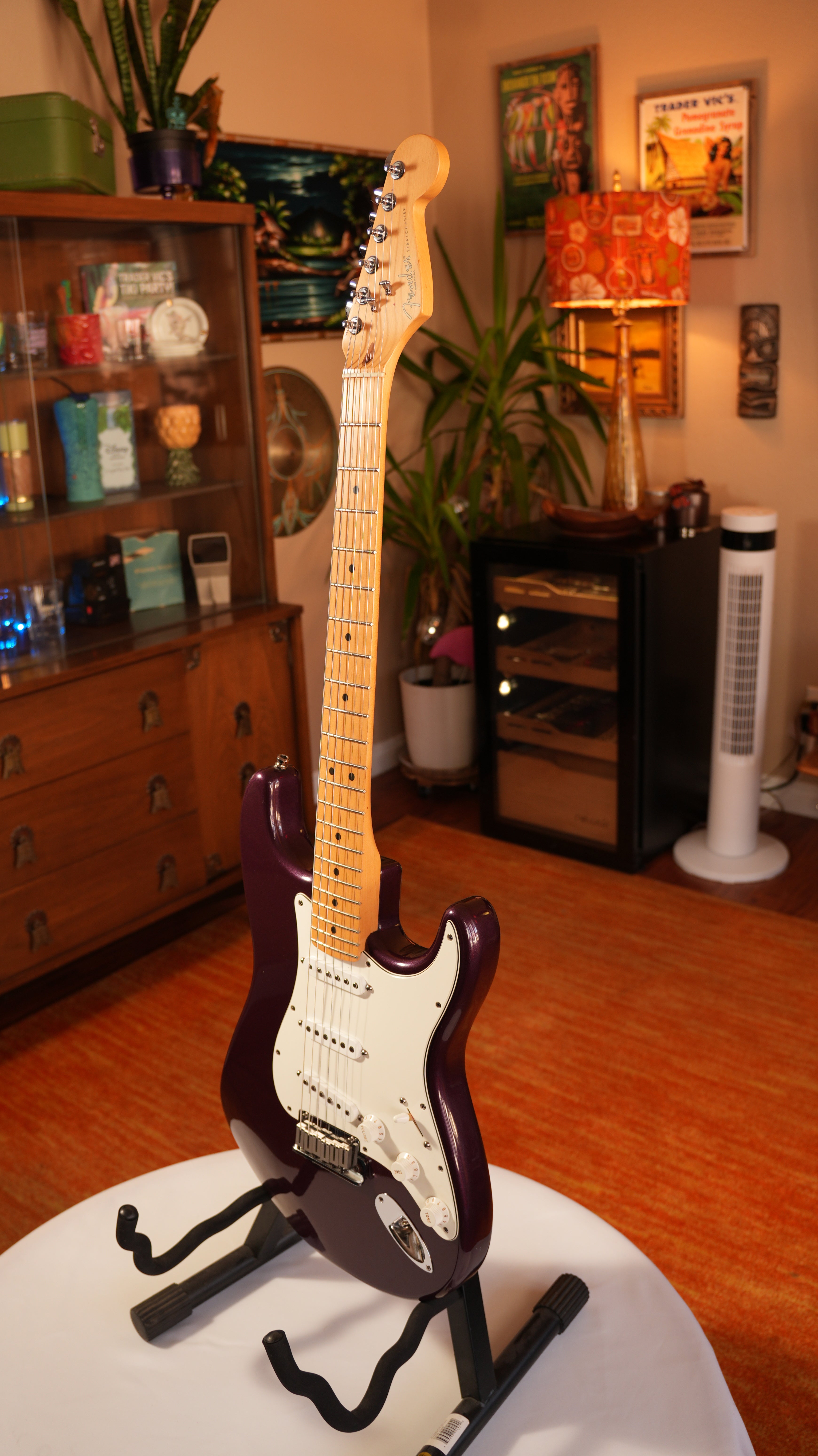 SOLD - 1998 Fender American Standard Stratocaster - Midnight Wine