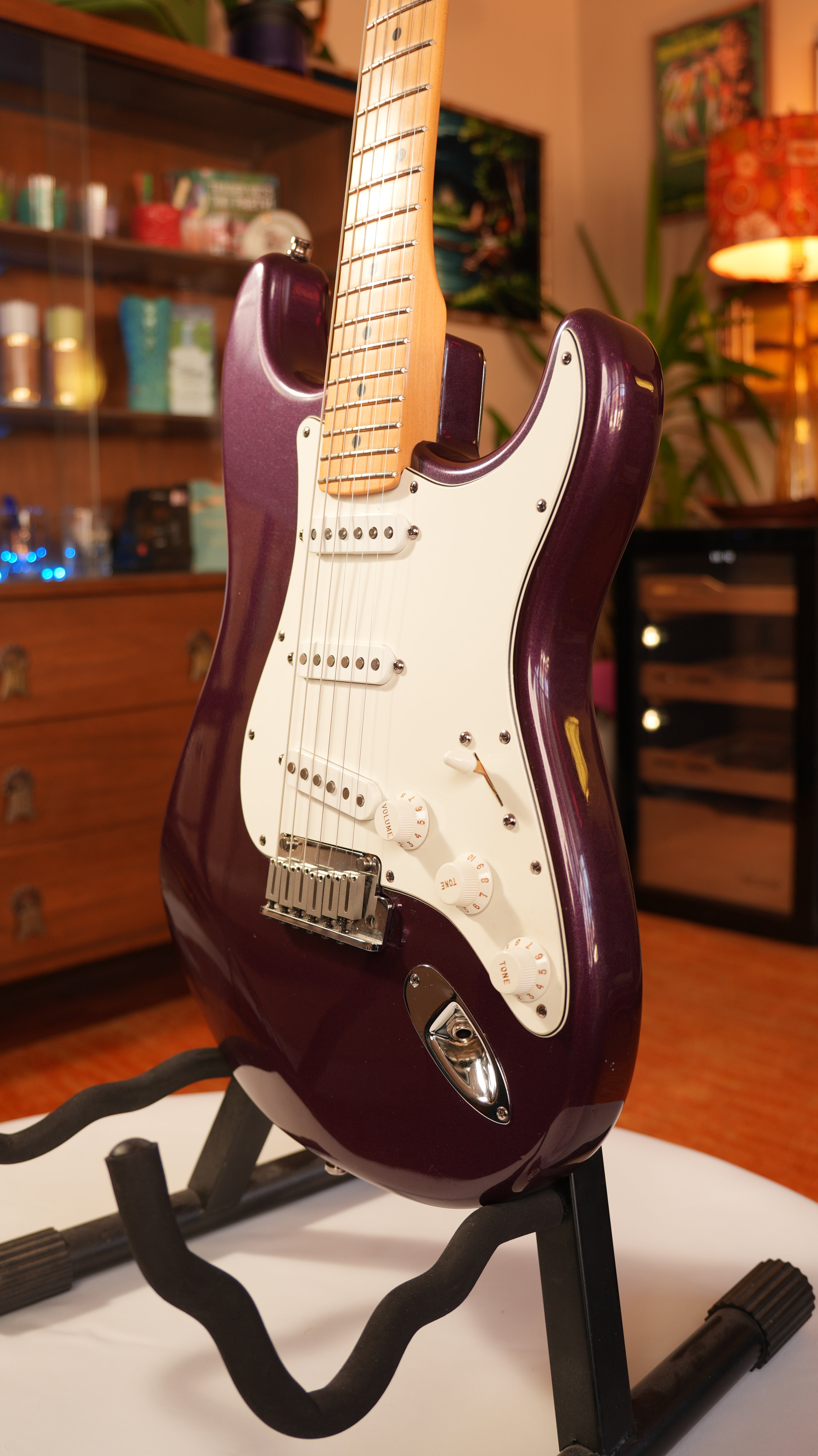 SOLD - 1998 Fender American Standard Stratocaster - Midnight Wine