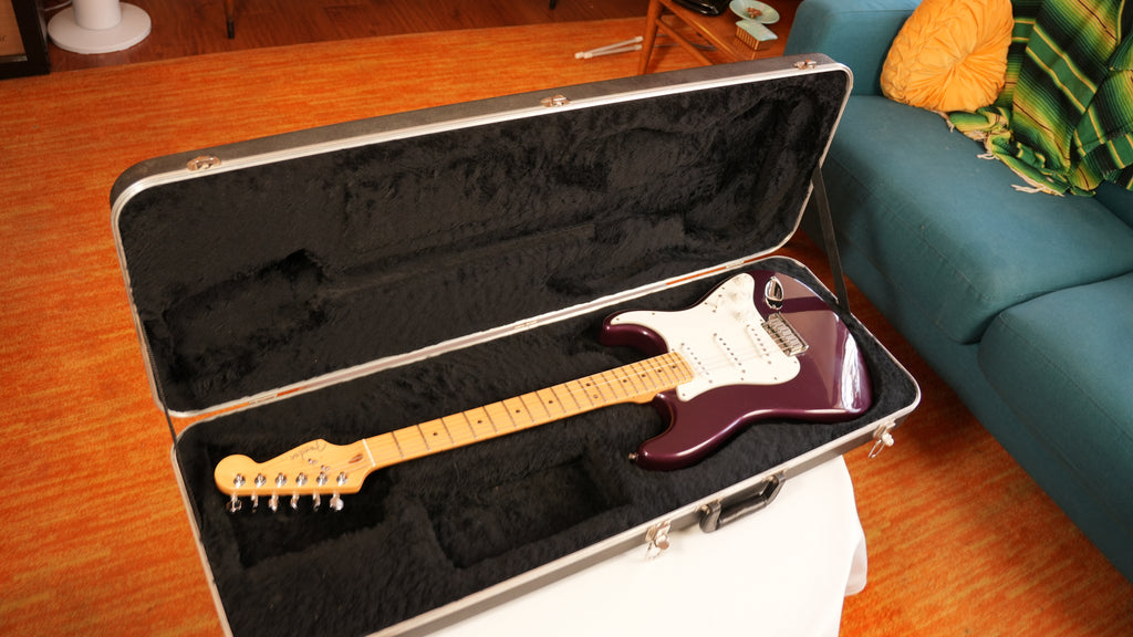 SOLD - 1998 Fender American Standard Stratocaster - Midnight Wine