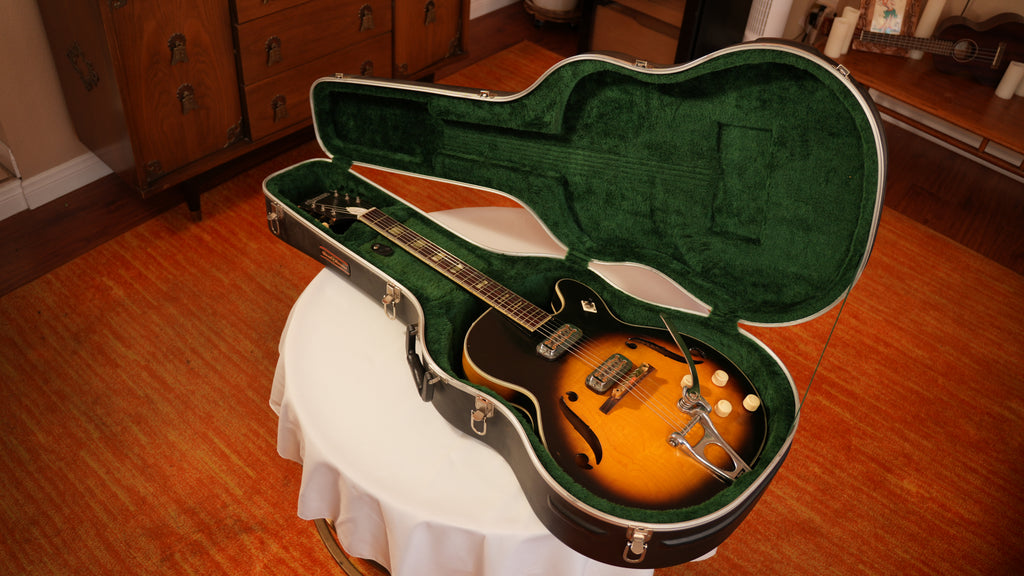 1966 Harmony H70 Meteor with Bigsby - Sunburst
