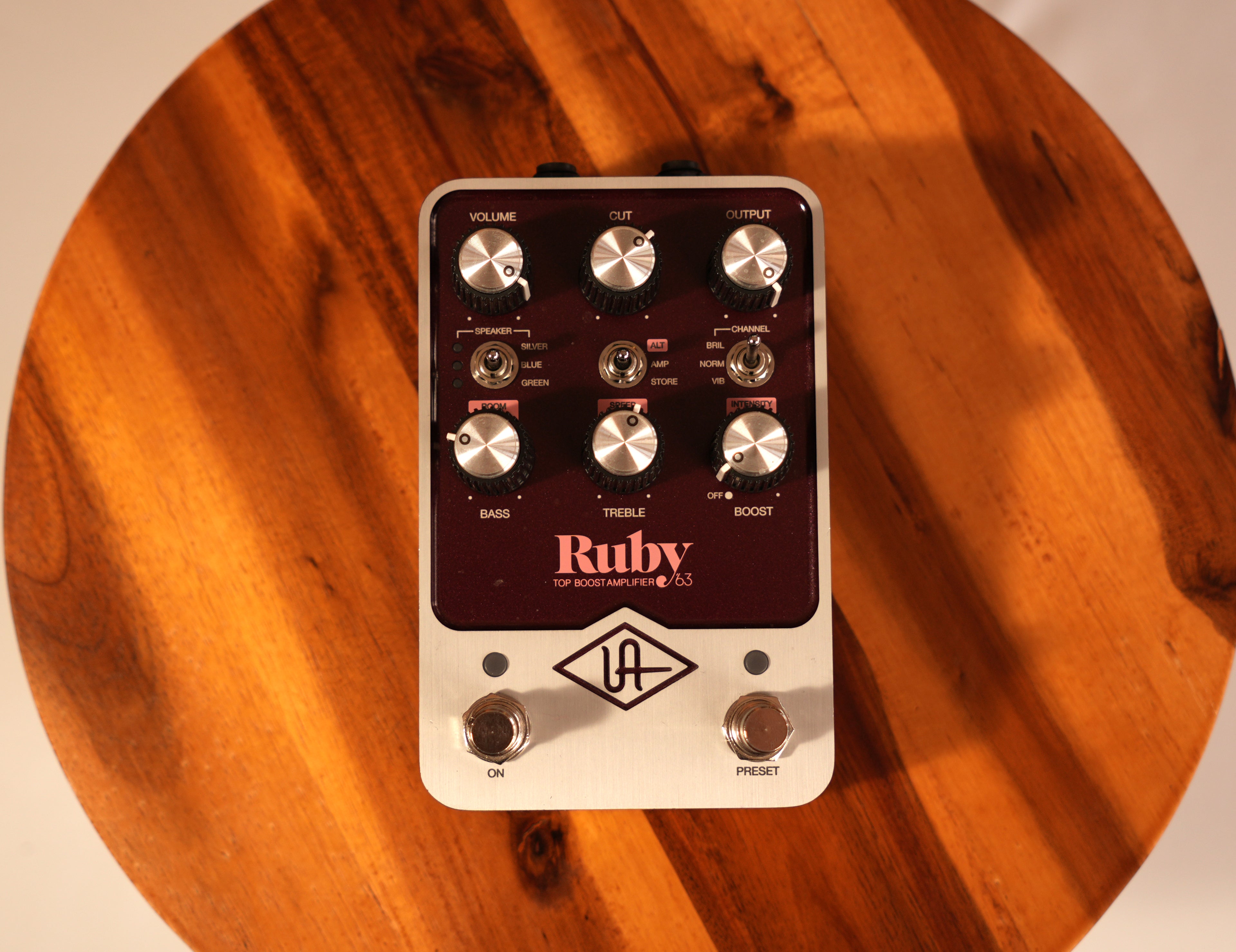 Universal Audio Ruby ’63 Top Boost Amplifier Pedal