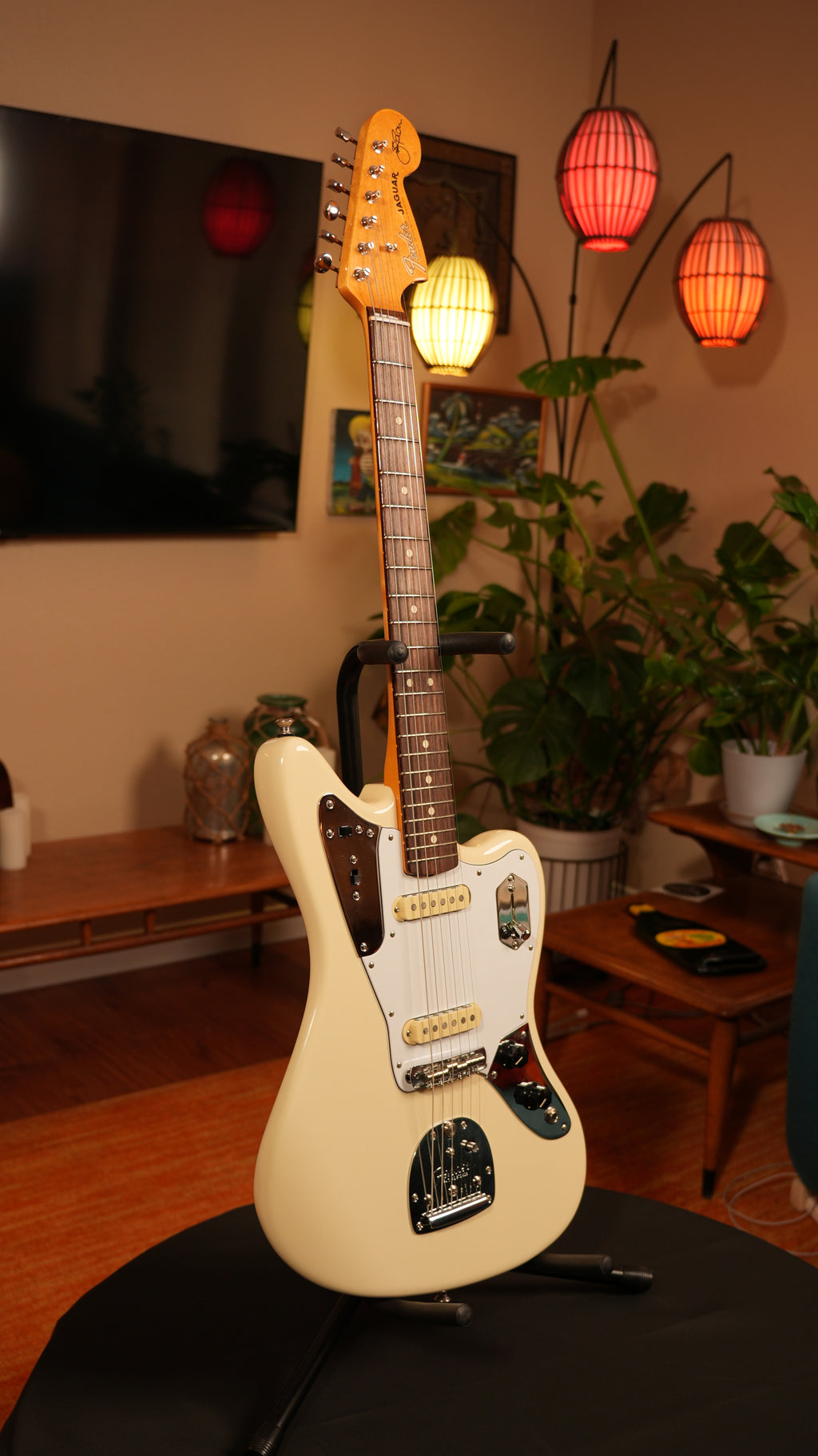 2019 Fender Johnny Marr Signature Jaguar - Olympic White