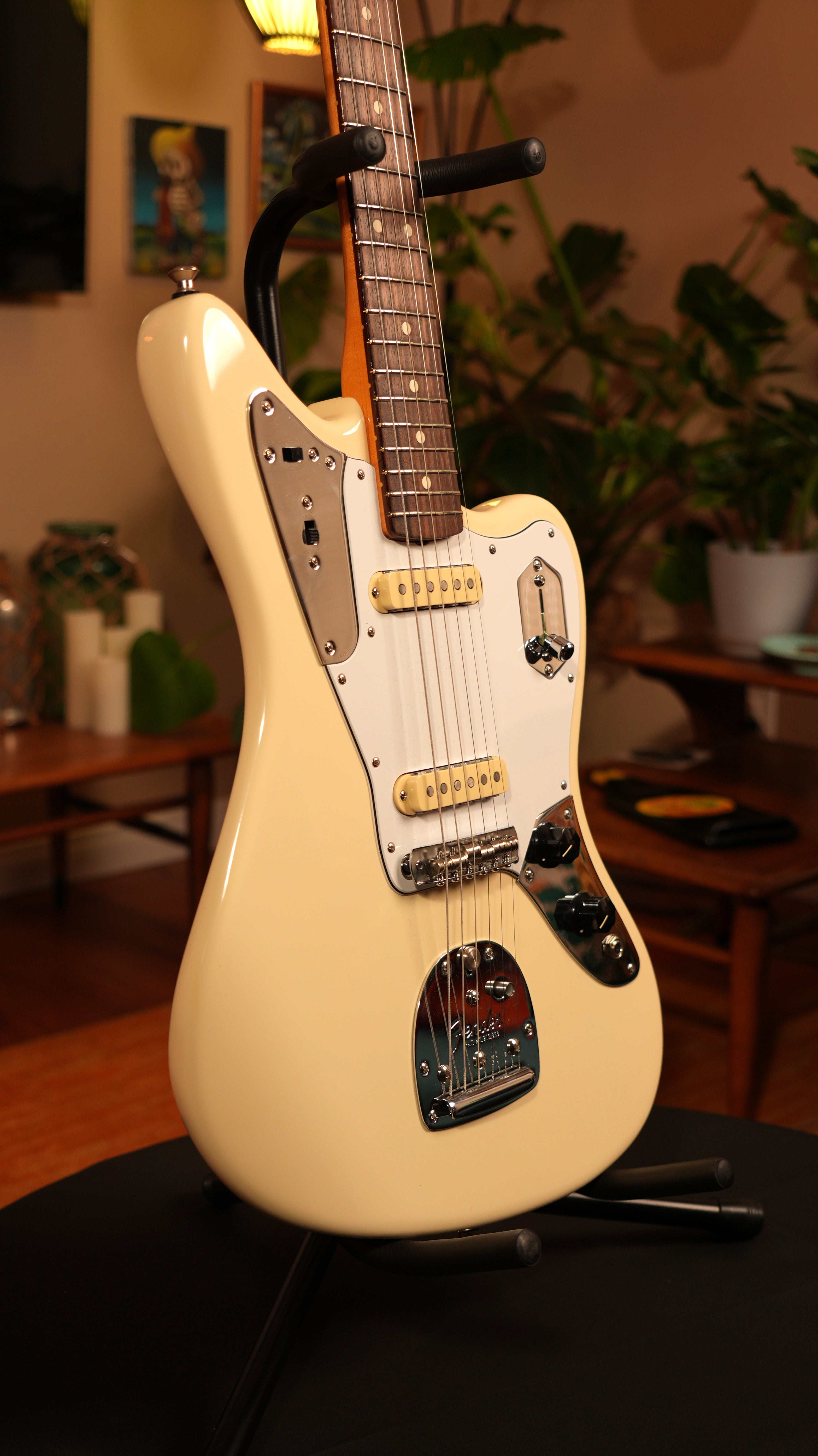 2019 Fender Johnny Marr Signature Jaguar - Olympic White
