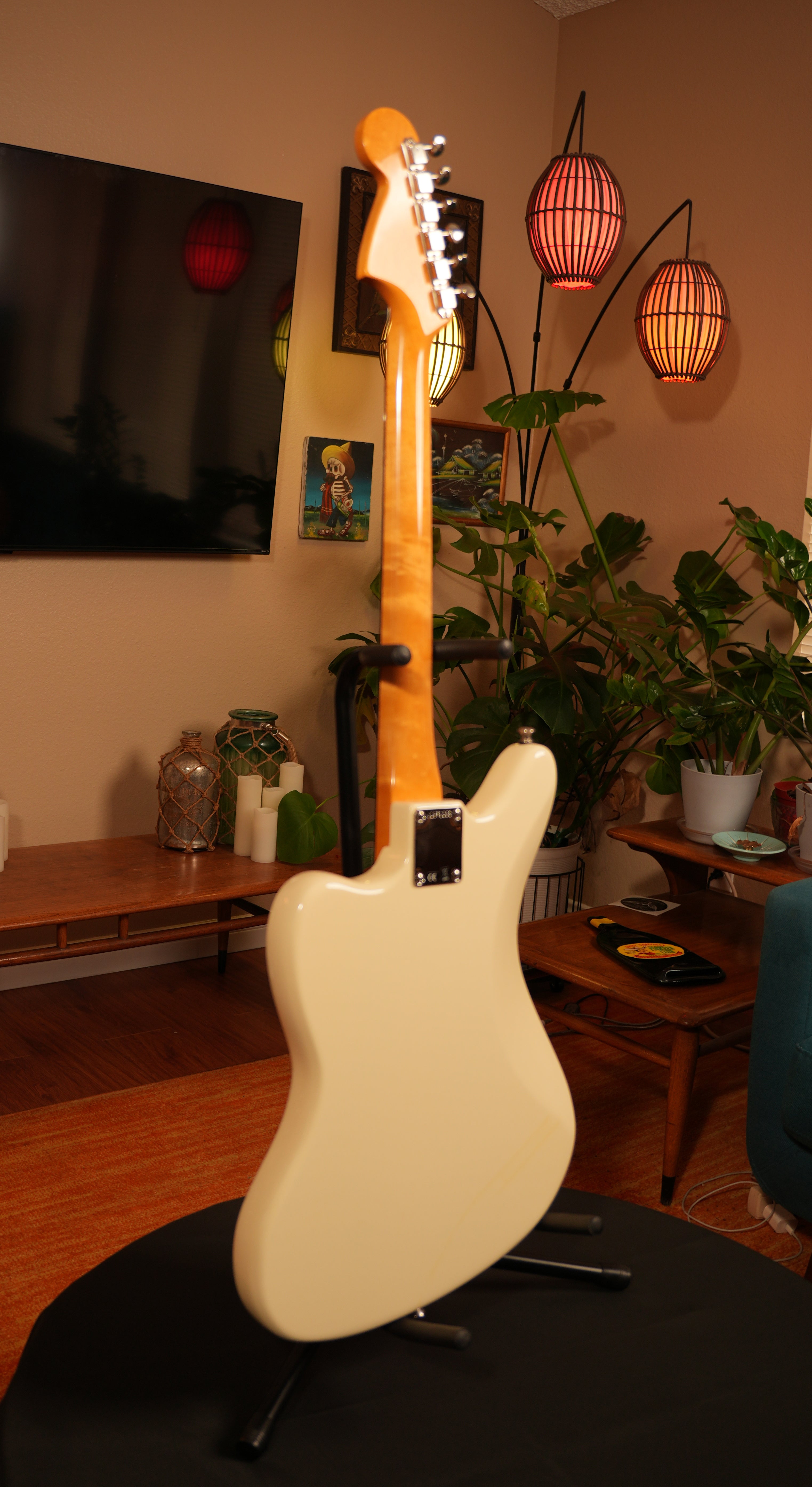 2019 Fender Johnny Marr Signature Jaguar - Olympic White