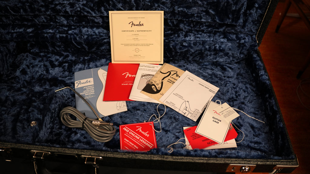 2019 Fender Johnny Marr Signature Jaguar - Olympic White