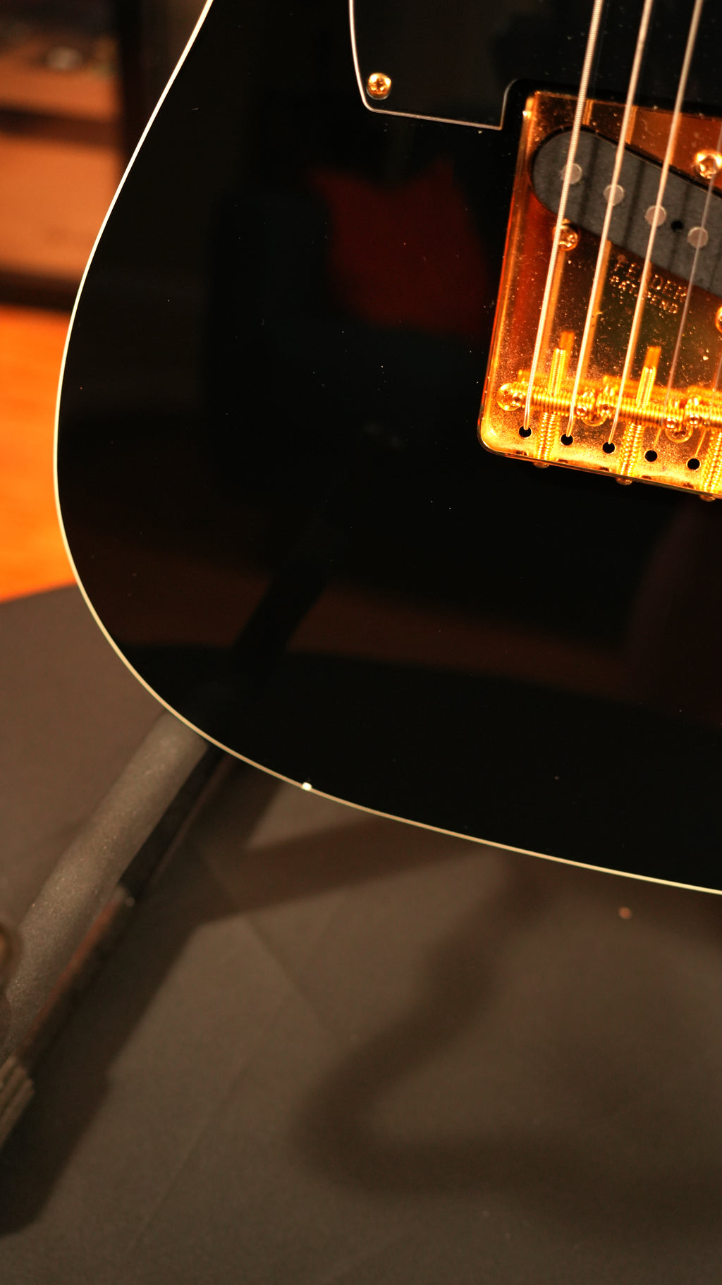 SOLD - 2018 Fender Limited Edition MIJ Traditional 60s Telecaster FSR Midnight – Gloss Black w/ Gold Hardware, Double Bound & Gig Bag
