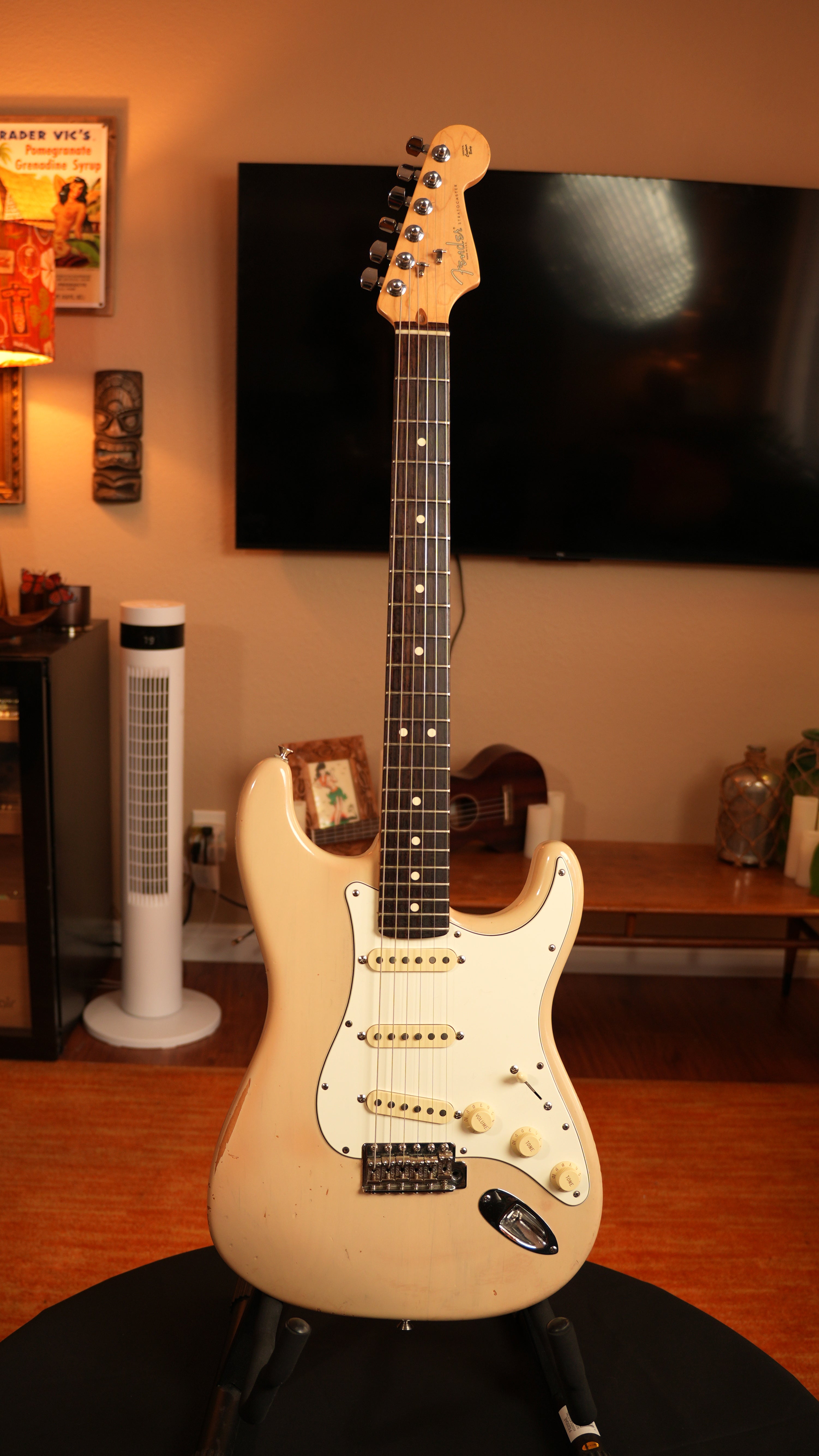 2002 Fender Highway One Stratocaster USA – Honey Blonde / Natural "Honest" Relic / All Original w/ Fender Poodle Case