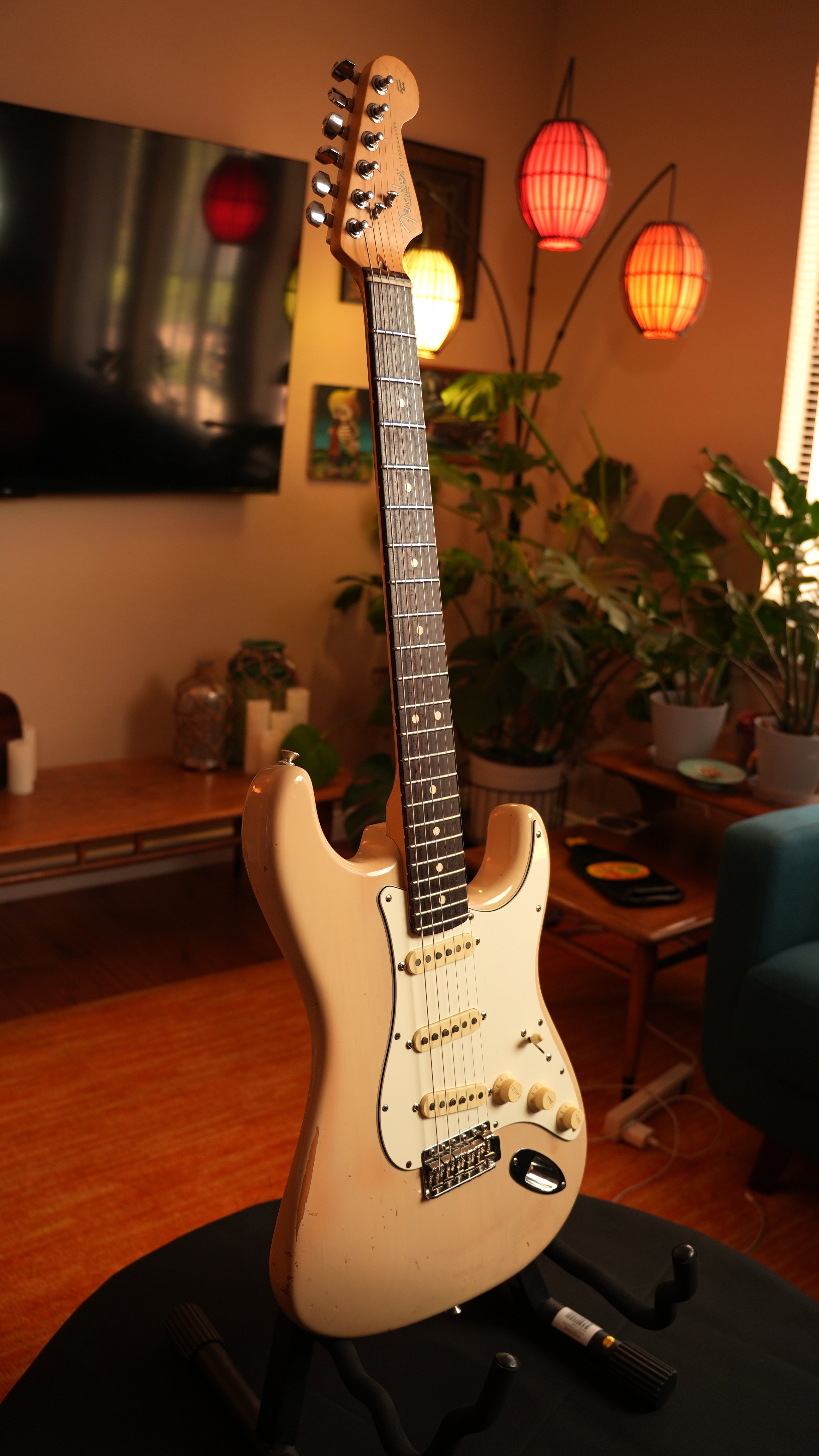 2002 Fender Highway One Stratocaster USA – Honey Blonde / Natural "Honest" Relic / All Original w/ Fender Poodle Case