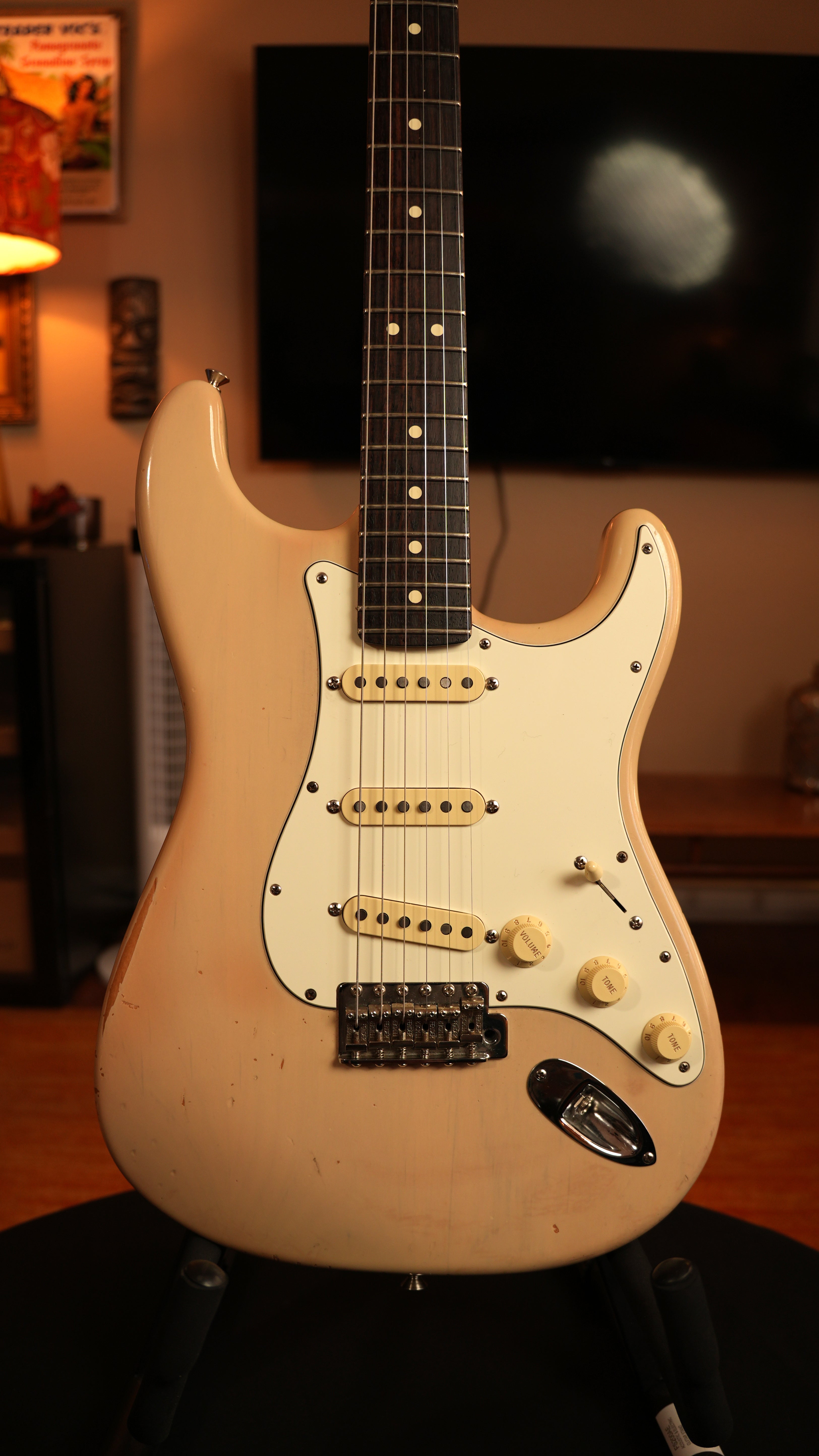2002 Fender Highway One Stratocaster USA – Honey Blonde / Natural "Honest" Relic / All Original w/ Fender Poodle Case