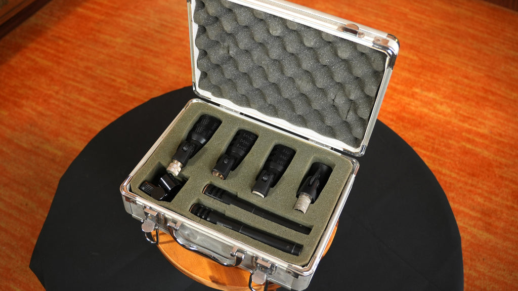 Audix Fusion Series 5-Piece Drum Microphone Kit (f12, f10, f15) w/ Original Flight Case