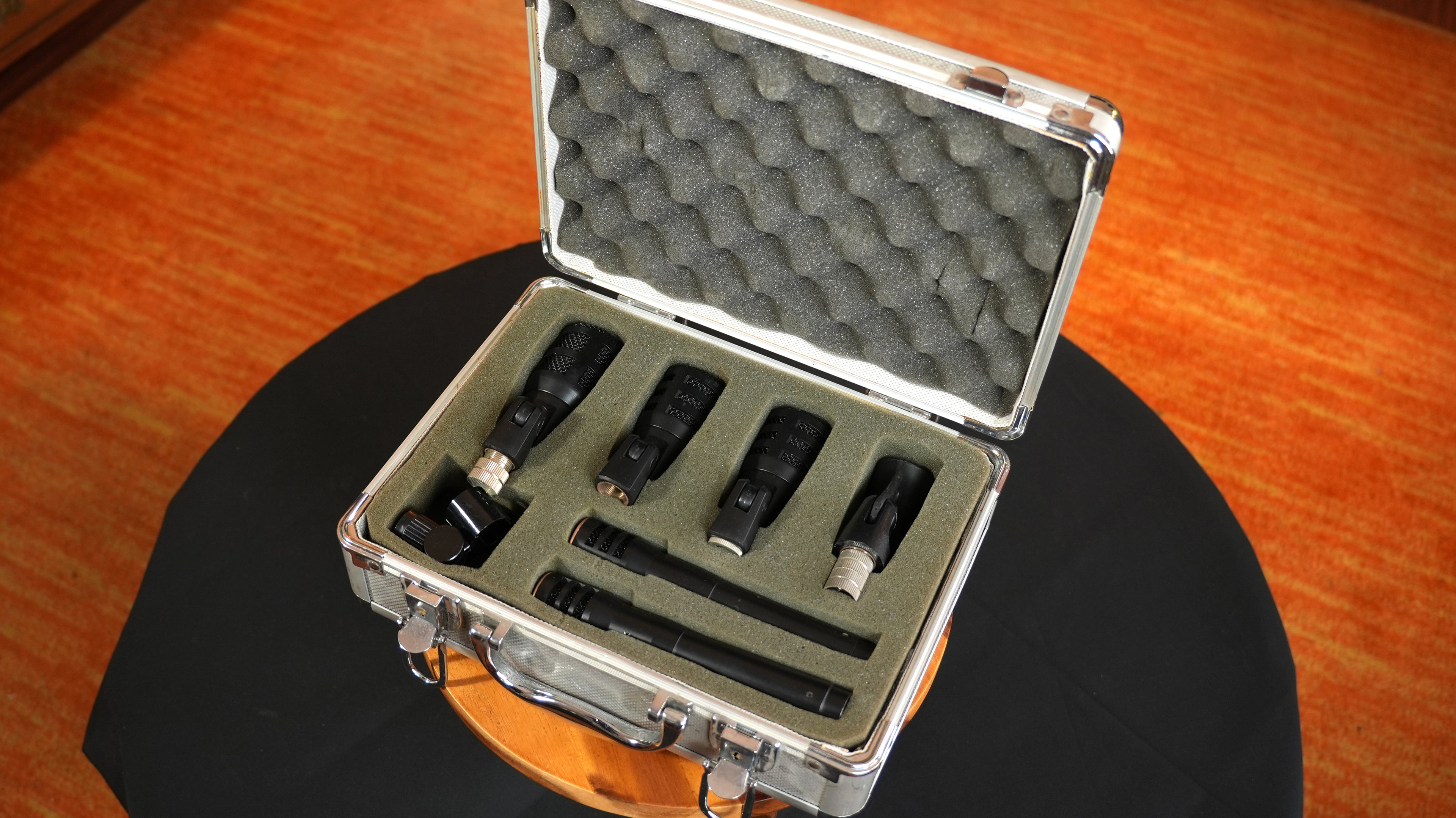 Audix Fusion Series 5-Piece Drum Microphone Kit (f12, f10, f15) w/ Original Flight Case