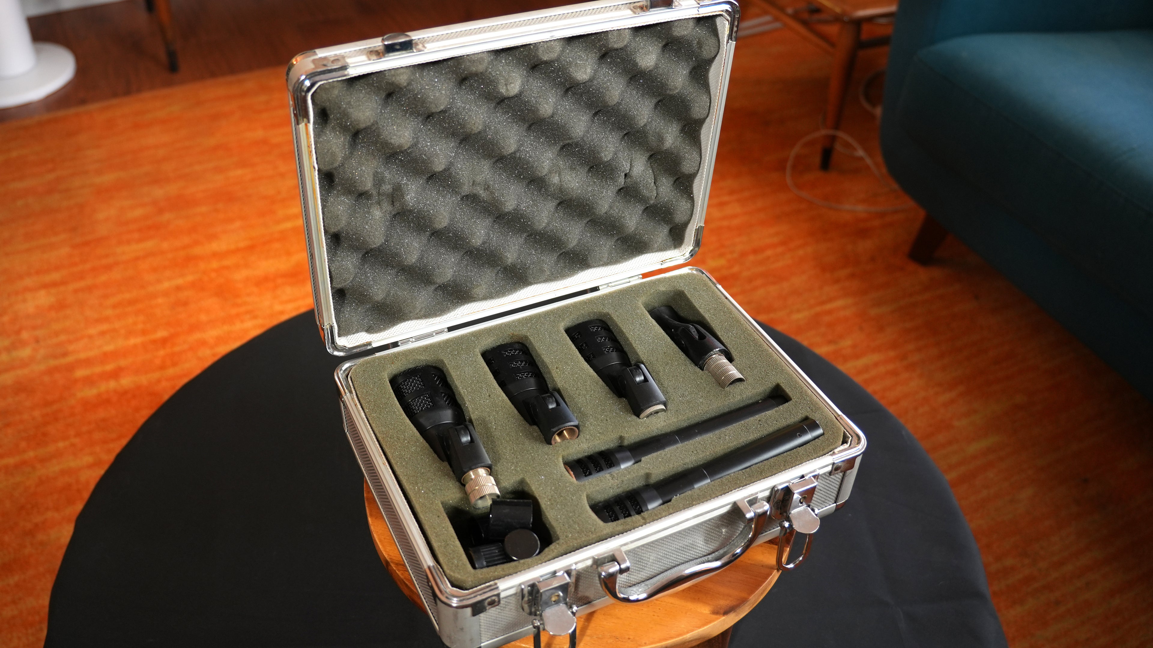 Audix Fusion Series 5-Piece Drum Microphone Kit (f12, f10, f15) w/ Original Flight Case