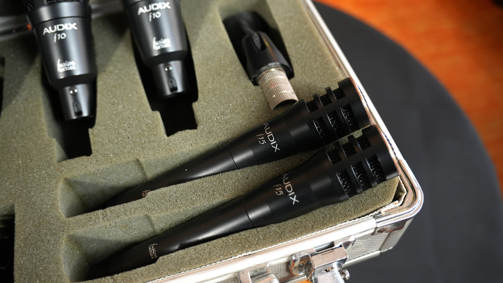 Audix Fusion Series 5-Piece Drum Microphone Kit (f12, f10, f15) w/ Original Flight Case