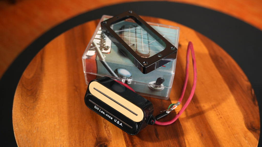 Bill Lawrence USA L-500XL Humbucker Pickup – Zebra w/ Original Box & Mounting Ring
