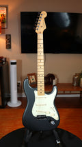 2012 Fender American Standard Stratocaster – Charcoal Frost Metallic (7.3 lbs) w/ CS Pickups & TSA OHSC