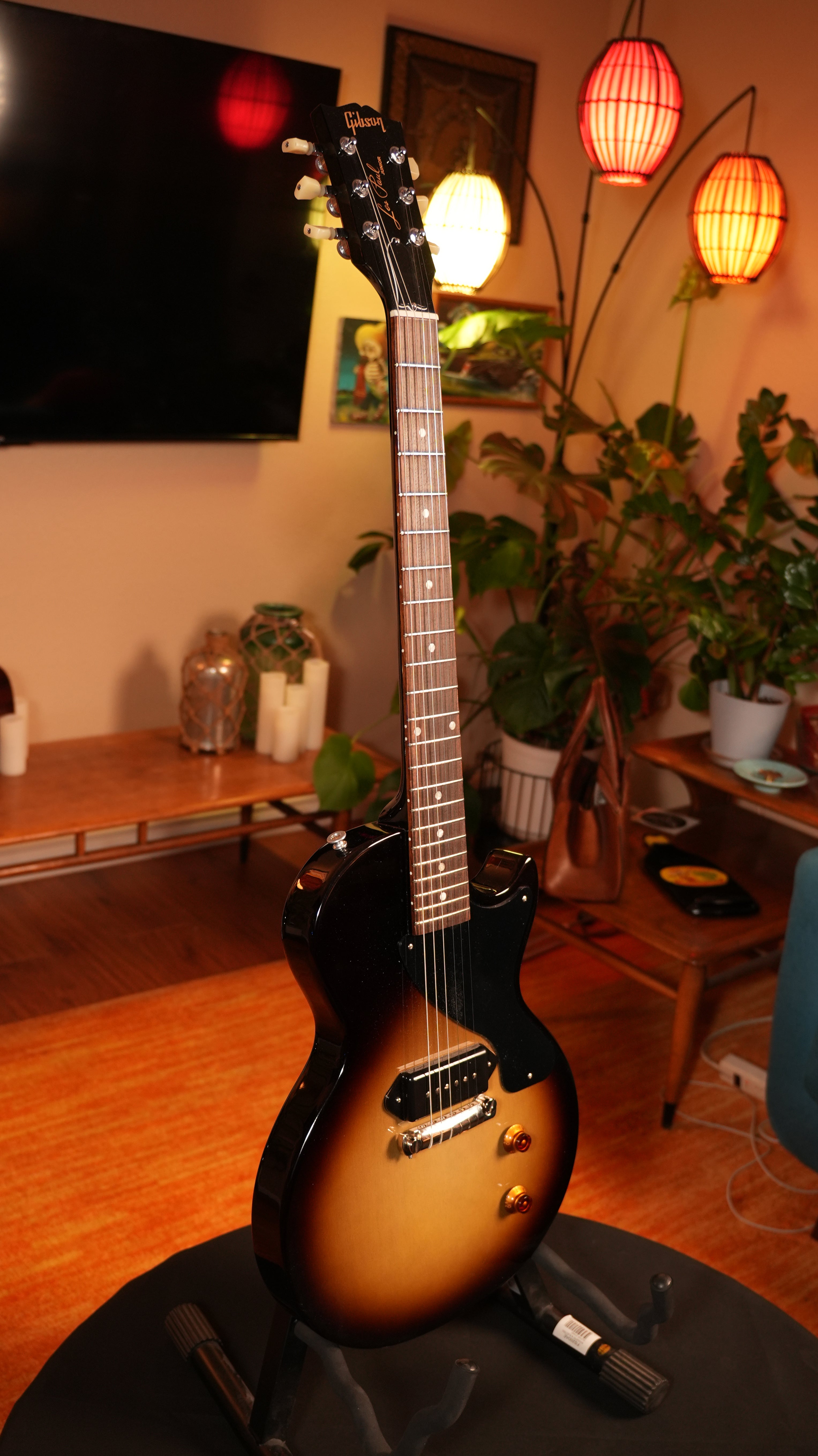 2024 Gibson Les Paul Junior – Vintage Tobacco Sunburst (7.0 lbs) w/ Upgraded Tuners & Music City Bridge Tailpiece