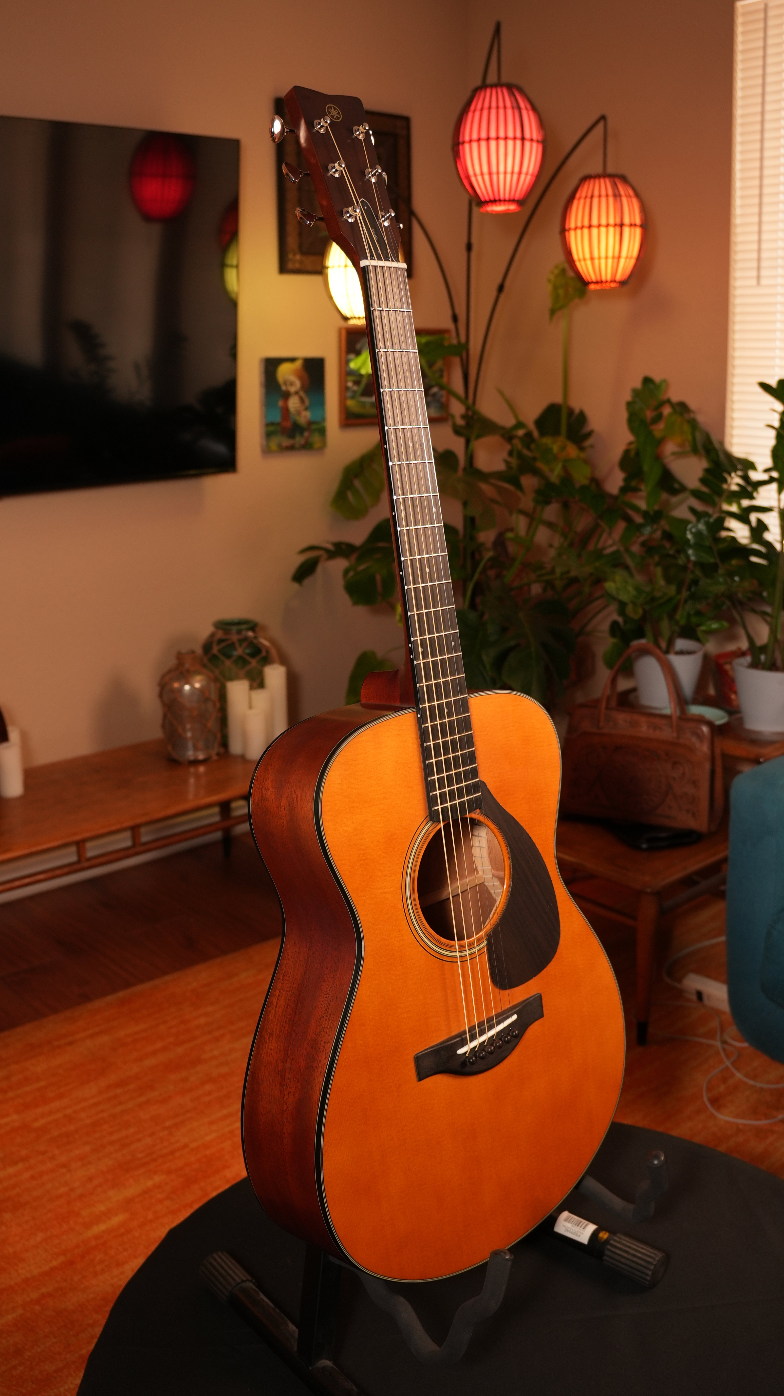 SOLD - 2021 Yamaha FS5 Red Label Japan – Natural Solid Wood Concert Acoustic w/ OHSC