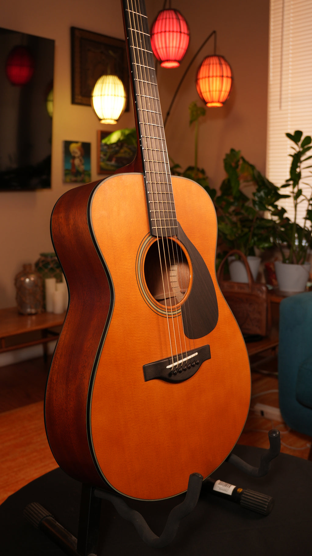 SOLD - 2021 Yamaha FS5 Red Label Japan – Natural Solid Wood Concert Acoustic w/ OHSC
