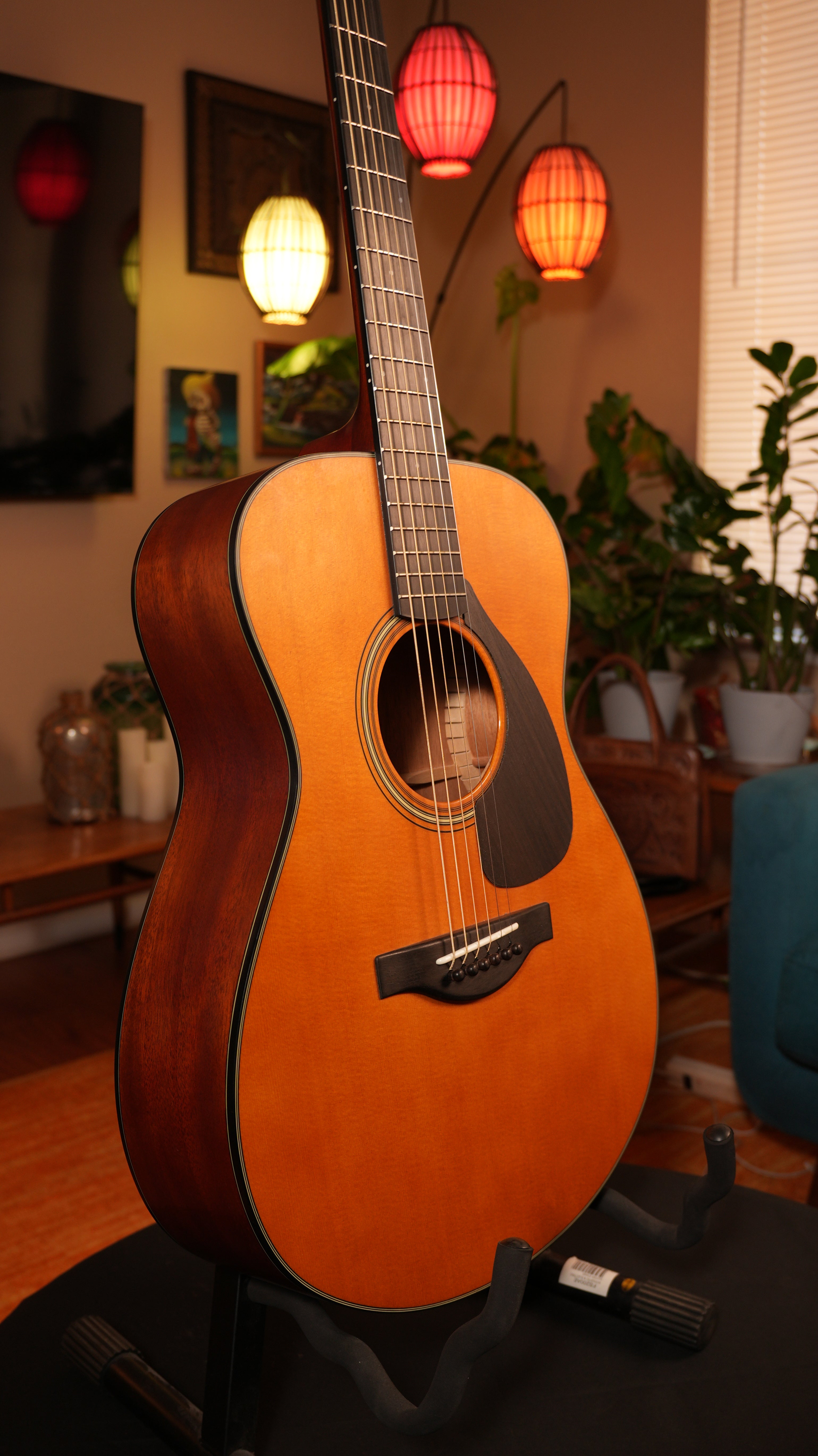 SOLD - 2021 Yamaha FS5 Red Label Japan – Natural Solid Wood Concert Acoustic w/ OHSC