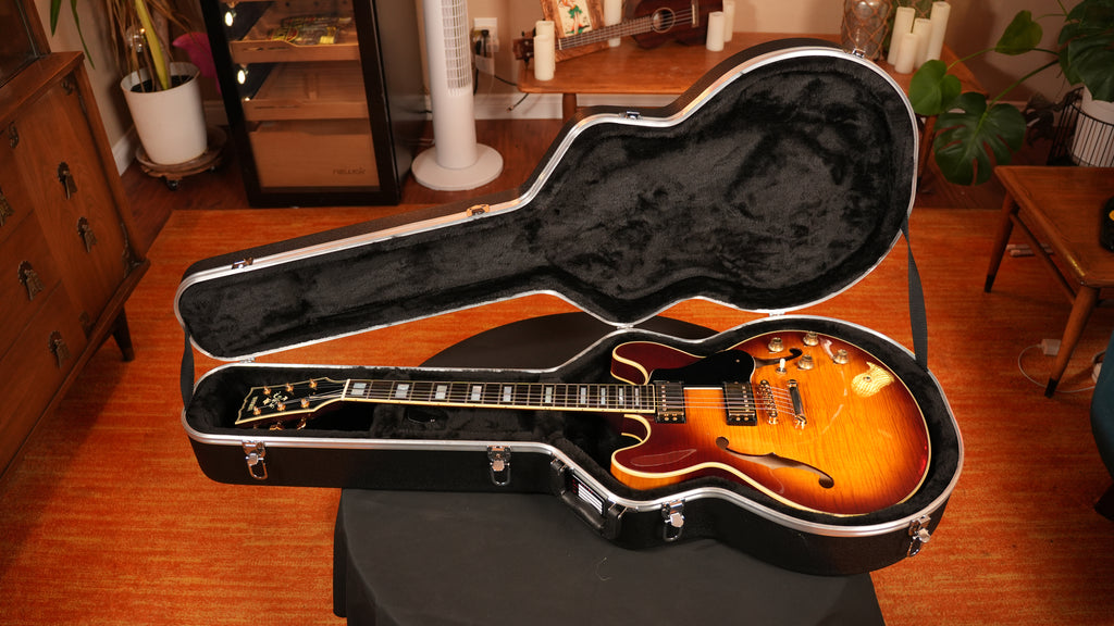2014 Yamaha SA2200 Semi-Hollow MIJ – Brown Sunburst Flamed Maple w/ Gator Hardshell Case