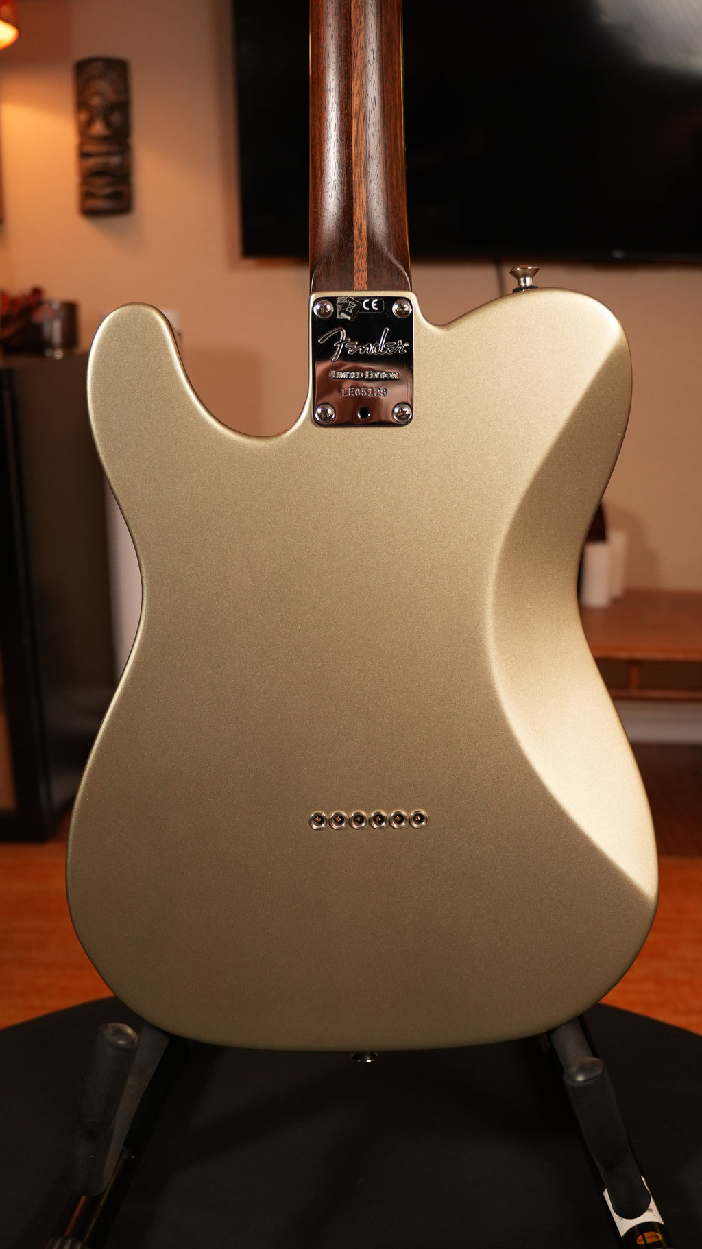 2017 Fender Limited Edition American Professional Telecaster Deluxe – Champagne w/ Solid Rosewood Neck, OHSC & COA