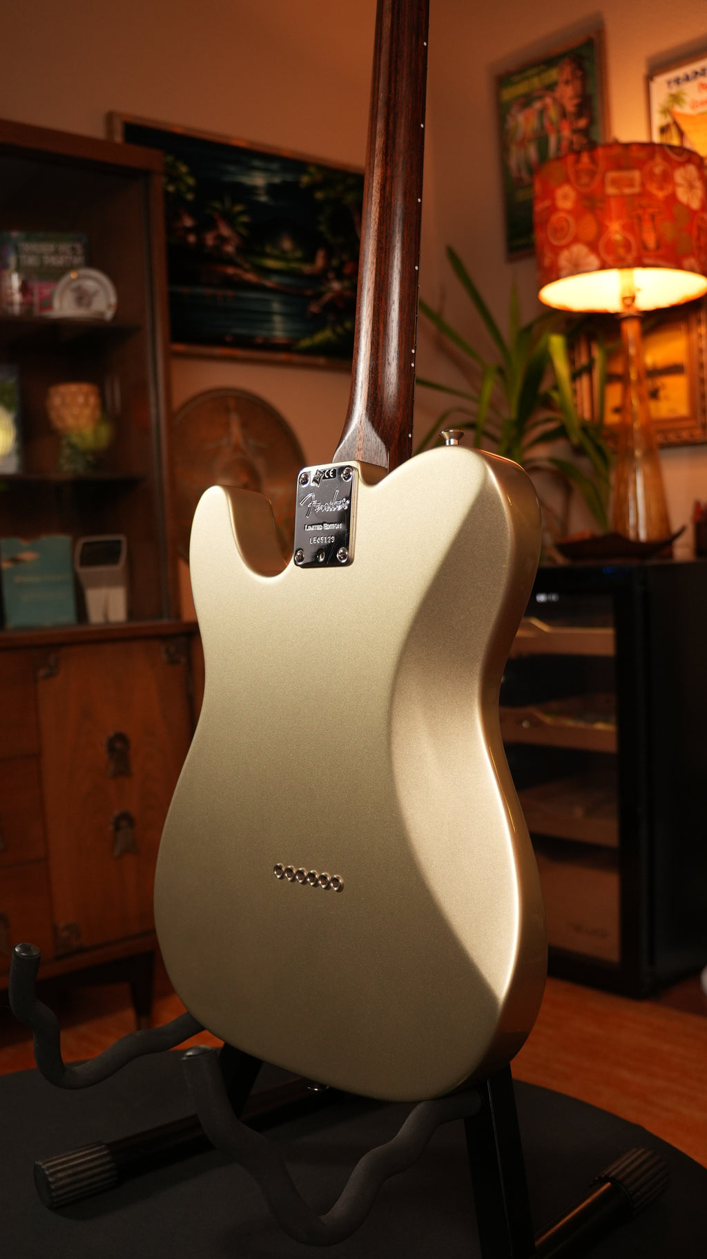 2017 Fender Limited Edition American Professional Telecaster Deluxe – Champagne w/ Solid Rosewood Neck, OHSC & COA