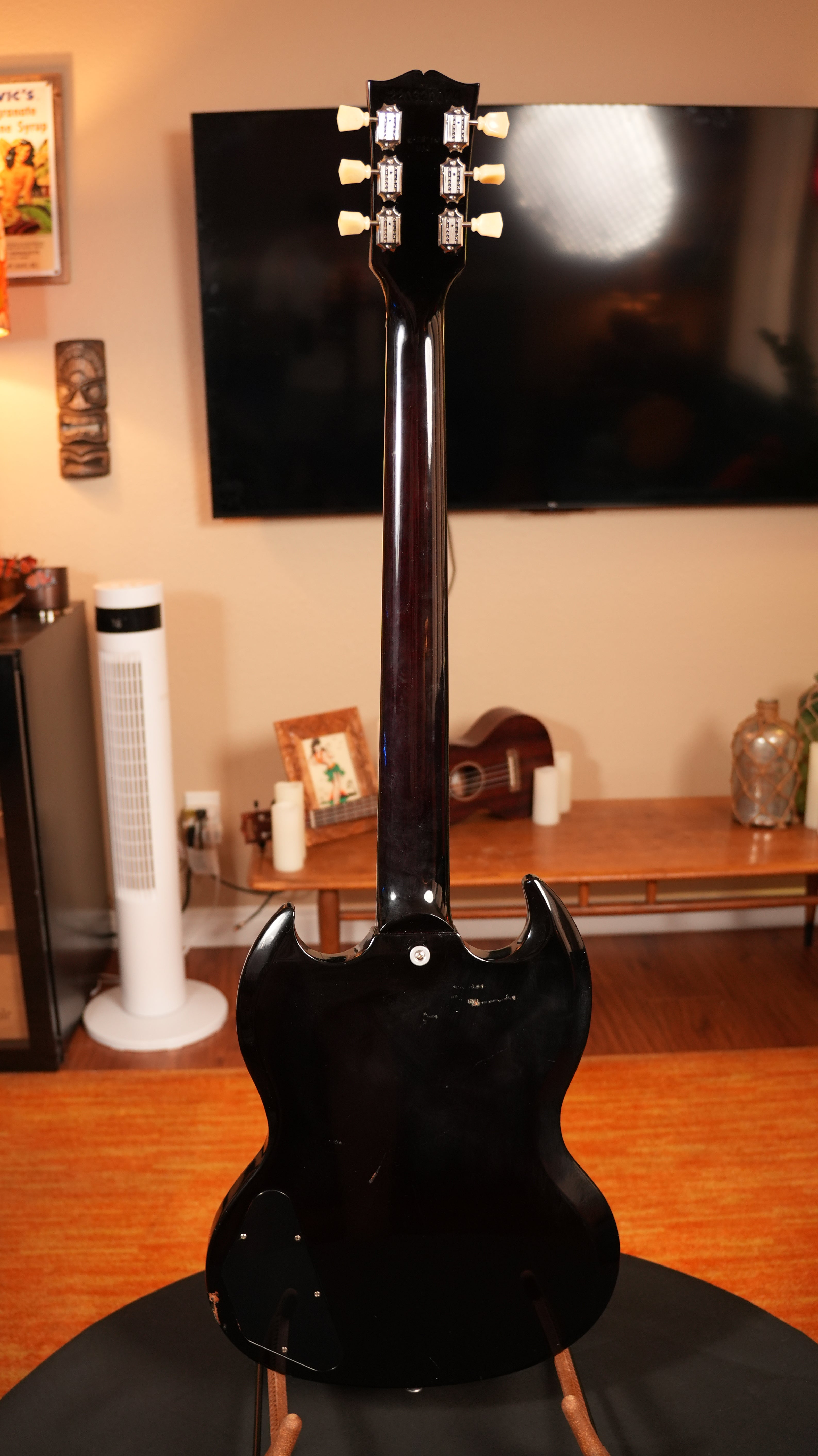 SOLD - 2022 Gibson SG Standard '61 Tobacco Sunburst w/ Bigsby & Hardshell Case, 7.2 lbs.