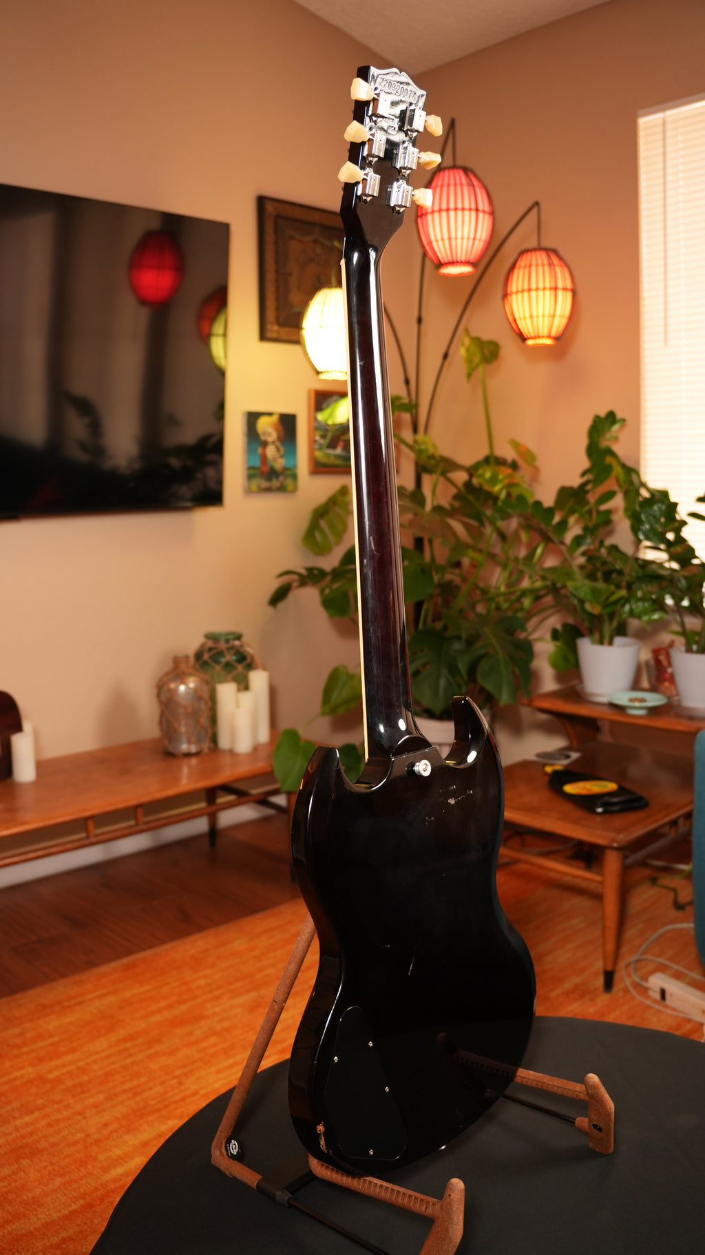 SOLD - 2022 Gibson SG Standard '61 Tobacco Sunburst w/ Bigsby & Hardshell Case, 7.2 lbs.