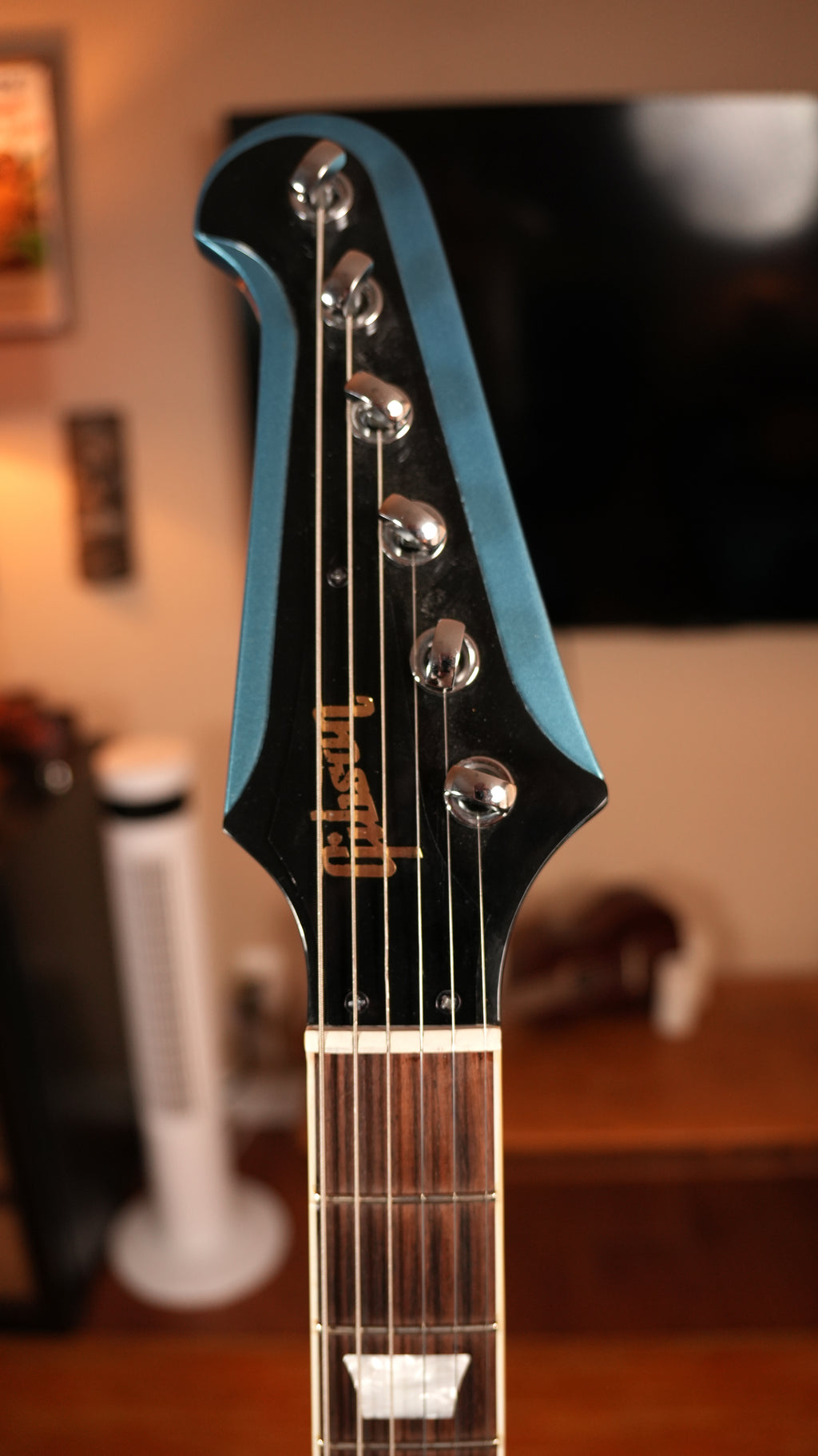 2017 Gibson Firebird V - Pelham Blue w/ Added Maestro Vibrola & Upgrades