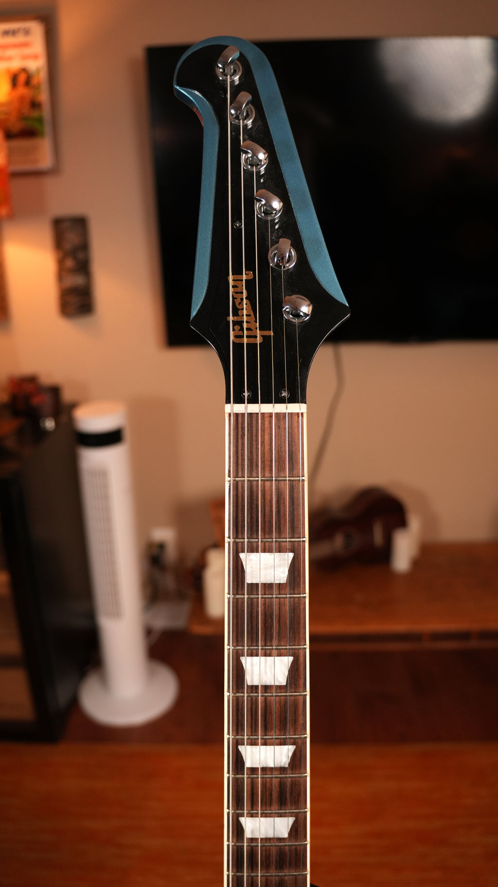 2017 Gibson Firebird V - Pelham Blue w/ Added Maestro Vibrola & Upgrades