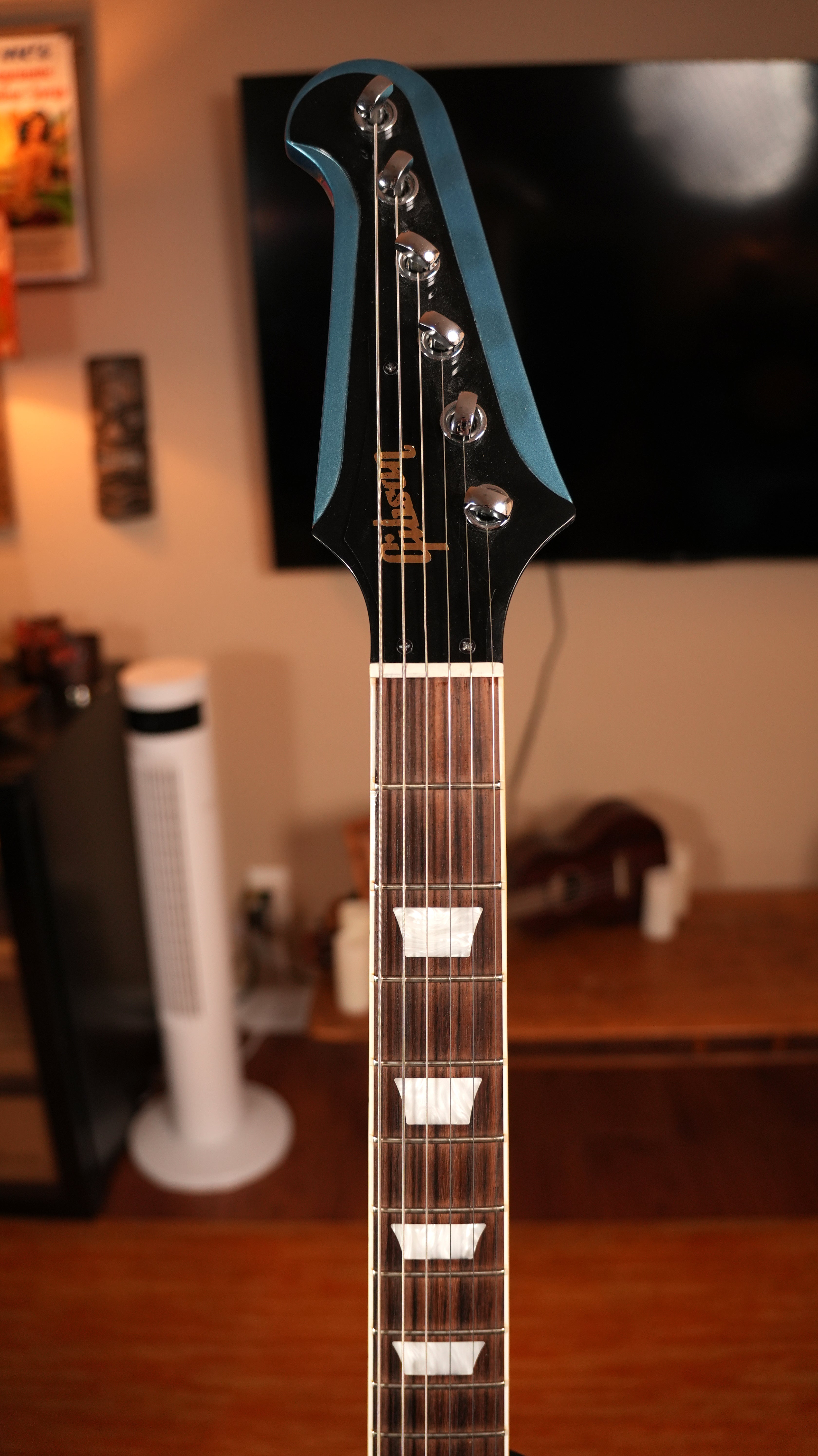 2017 Gibson Firebird V - Pelham Blue w/ Added Maestro Vibrola & Upgrades