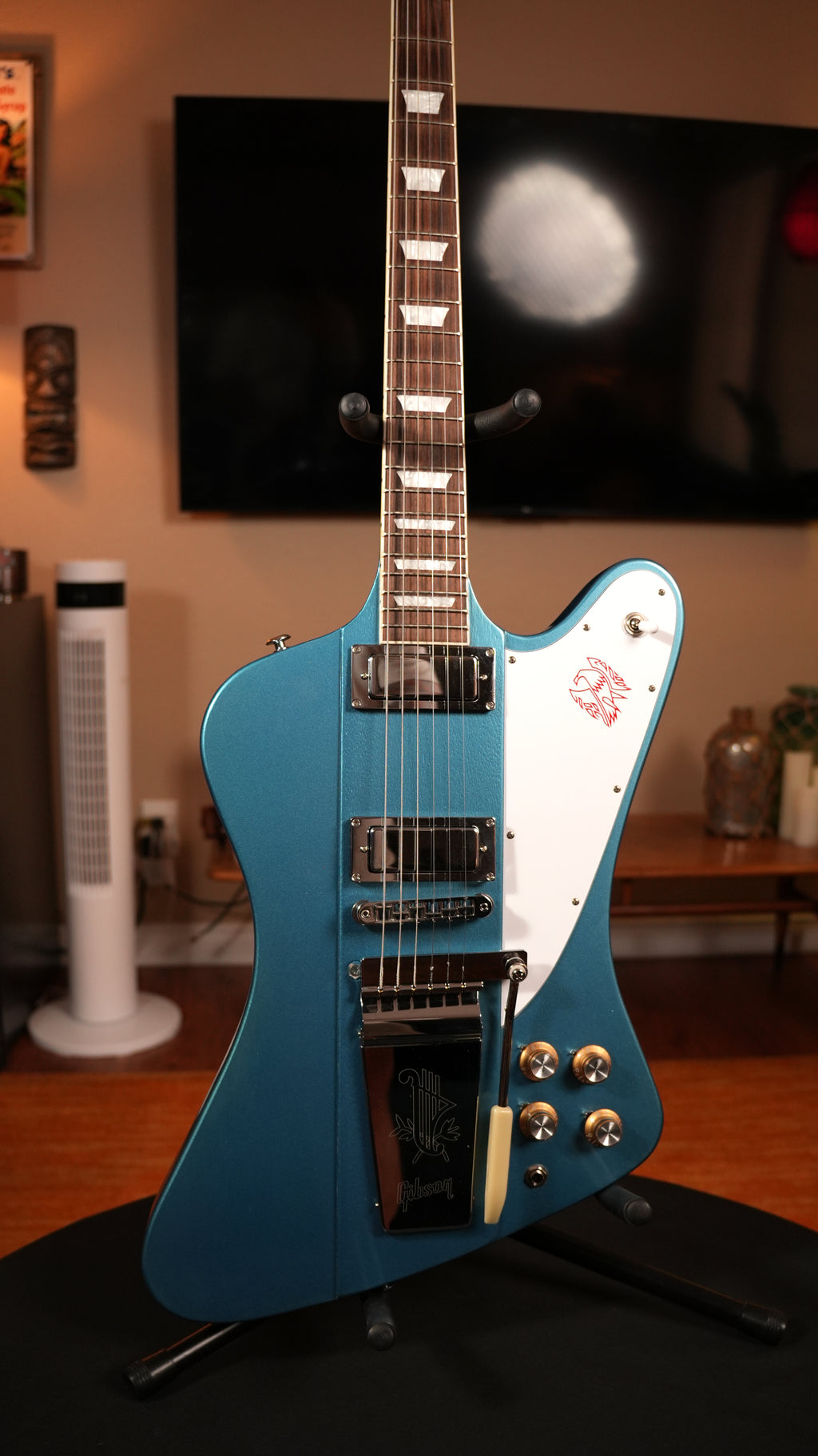 2017 Gibson Firebird V - Pelham Blue w/ Added Maestro Vibrola & Upgrades