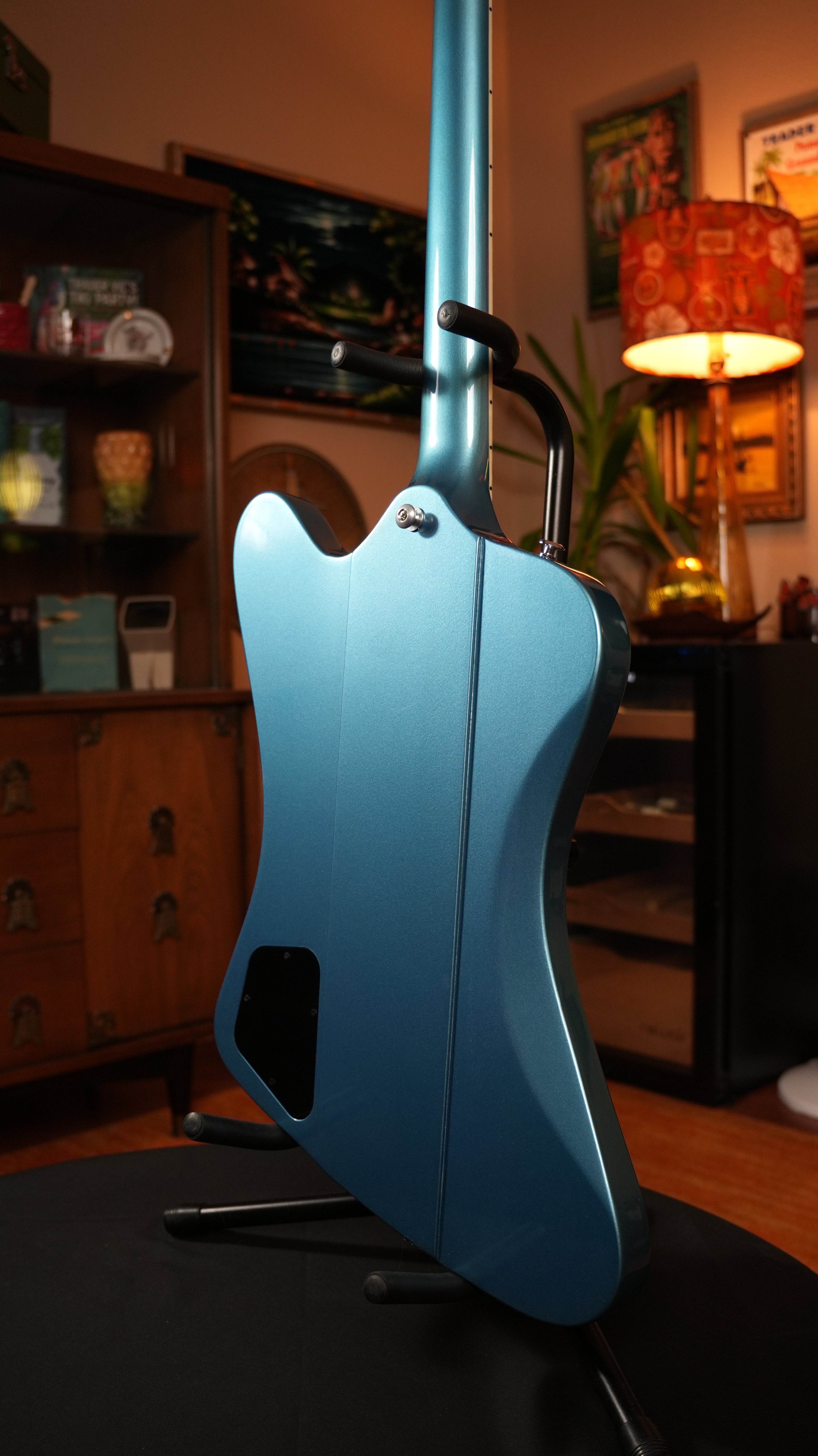 2017 Gibson Firebird V - Pelham Blue w/ Added Maestro Vibrola & Upgrades
