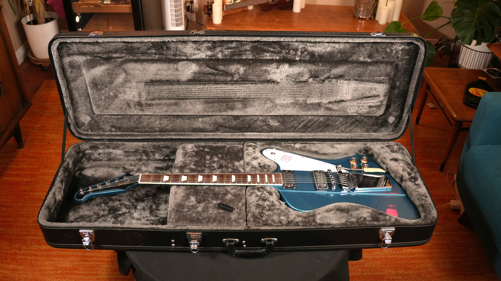 2017 Gibson Firebird V - Pelham Blue w/ Added Maestro Vibrola & Upgrades