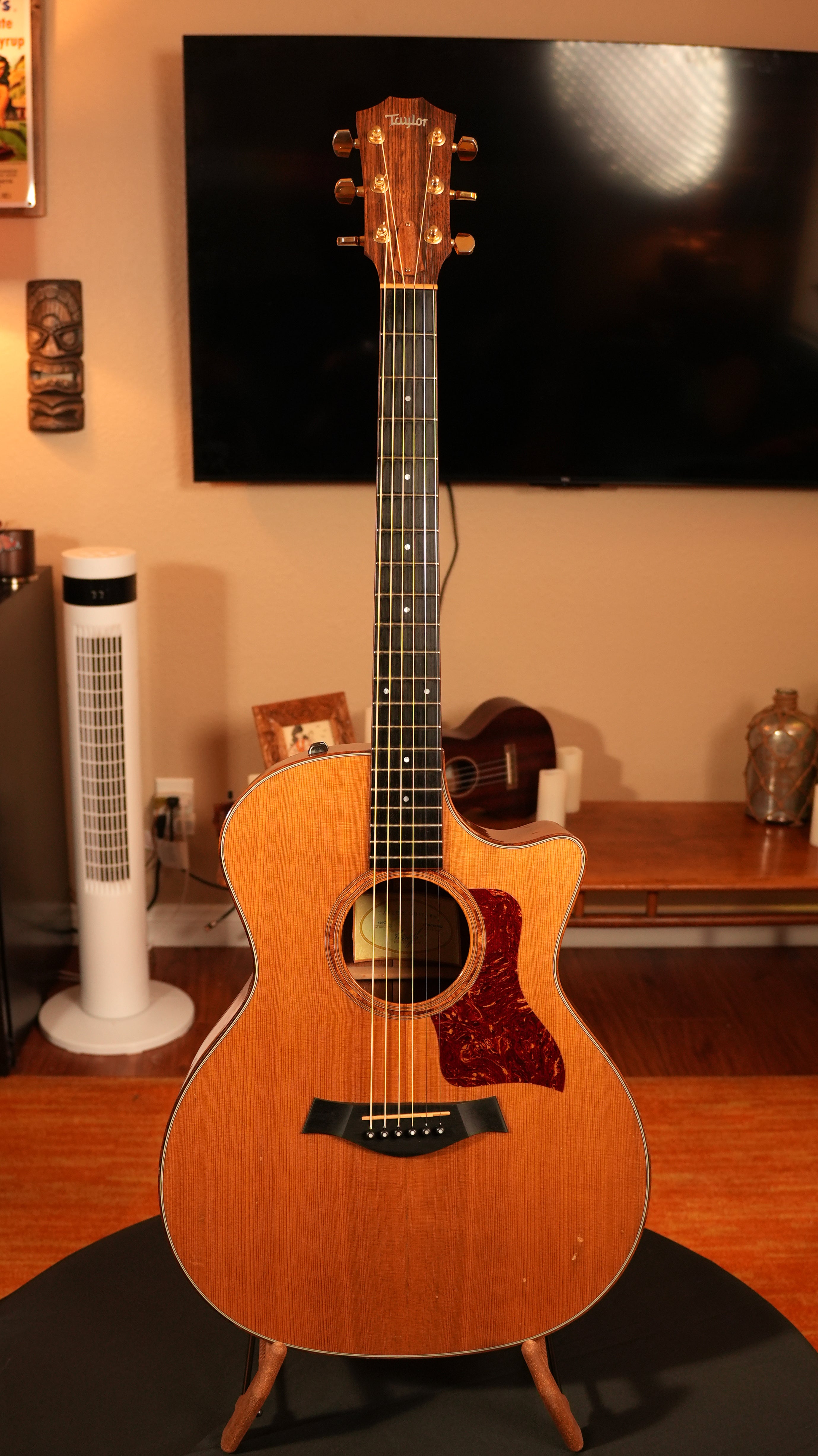 1996 Taylor 814ce Grand Auditorium – Natural Gloss w/ Solid Rosewood & OHSC