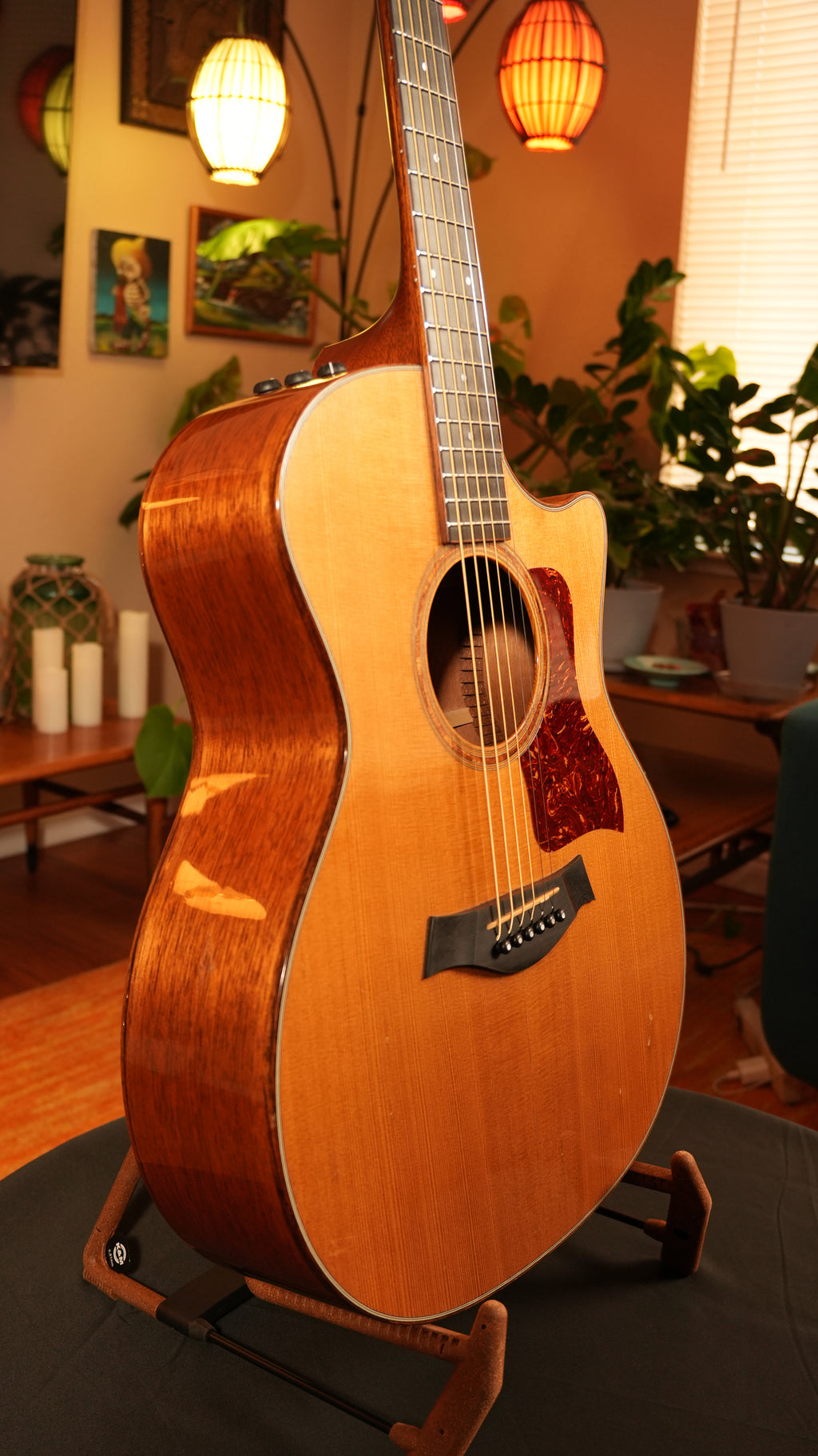 1996 Taylor 814ce Grand Auditorium – Natural Gloss w/ Solid Rosewood & OHSC