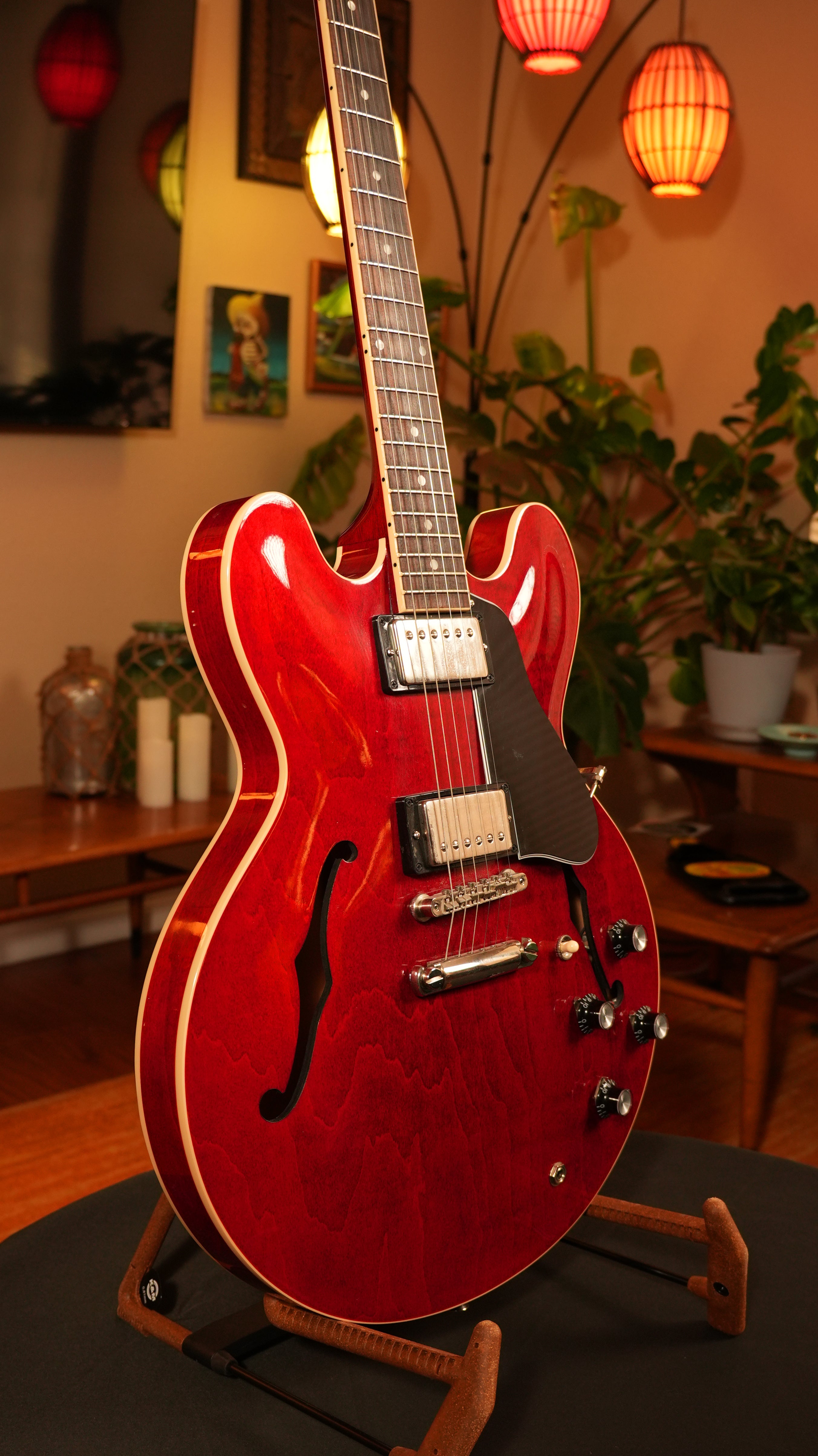 2021 Gibson ES-335 – Sixties Cherry, Full Case Candy & OHSC