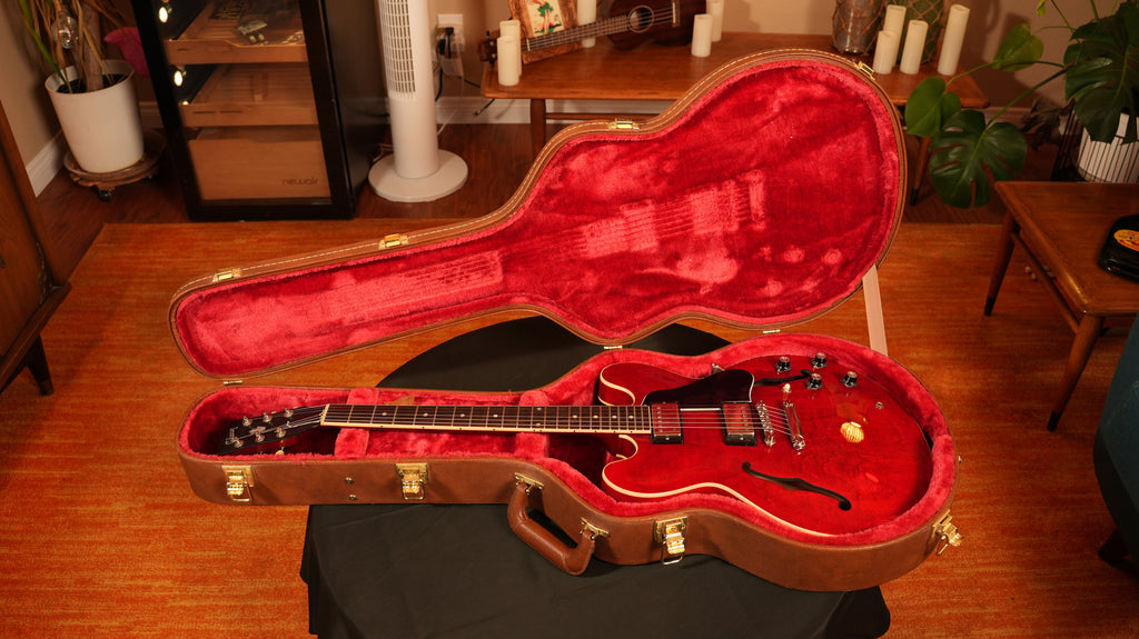 2021 Gibson ES-335 – Sixties Cherry, Full Case Candy & OHSC