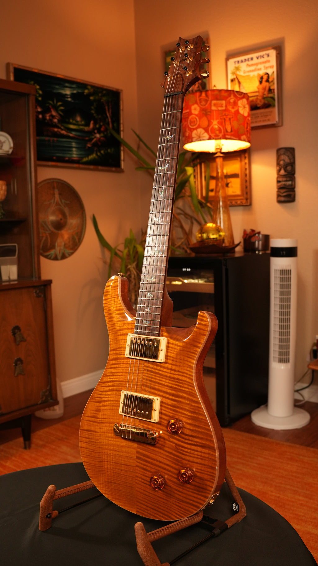 PRS Custom 22 Artist Package 2003 – Amber w/ Artist Top, Gold Hardware, Paua Birds & OHSC