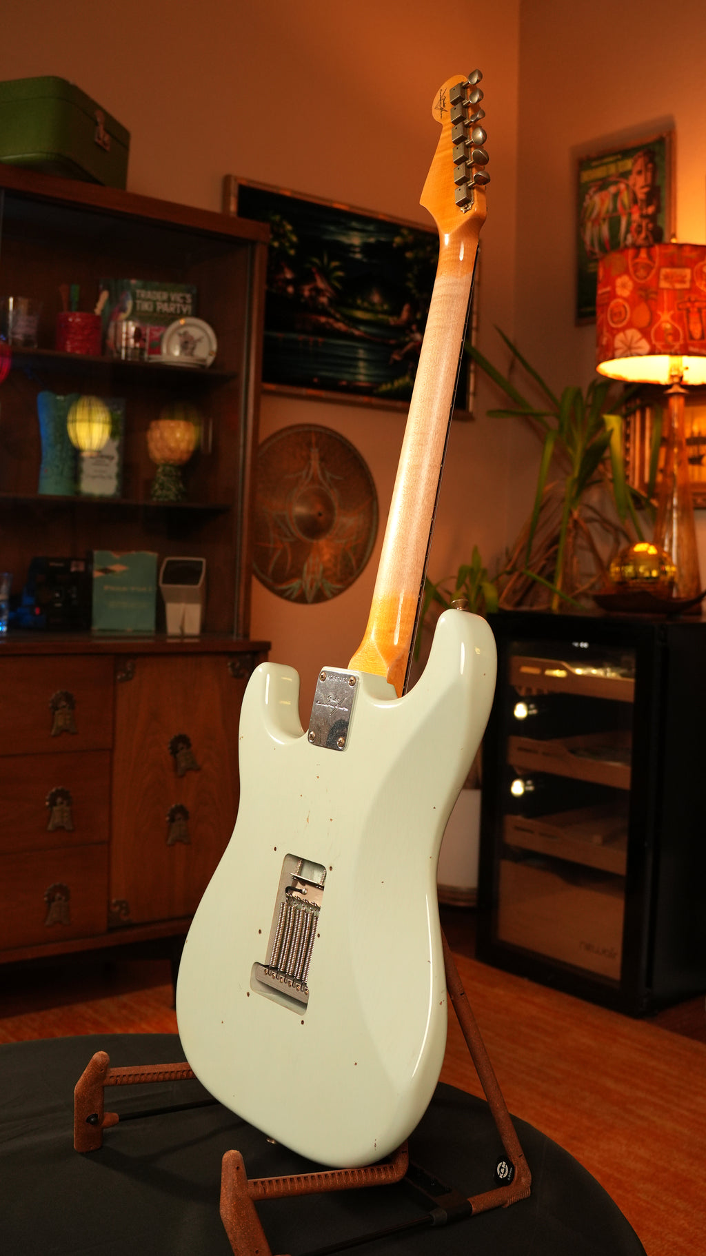 Fender Custom Shop '64 Stratocaster Journeyman Relic 2020 – Sonic Blue w/ AA Flame Maple Neck, COA & OHSC