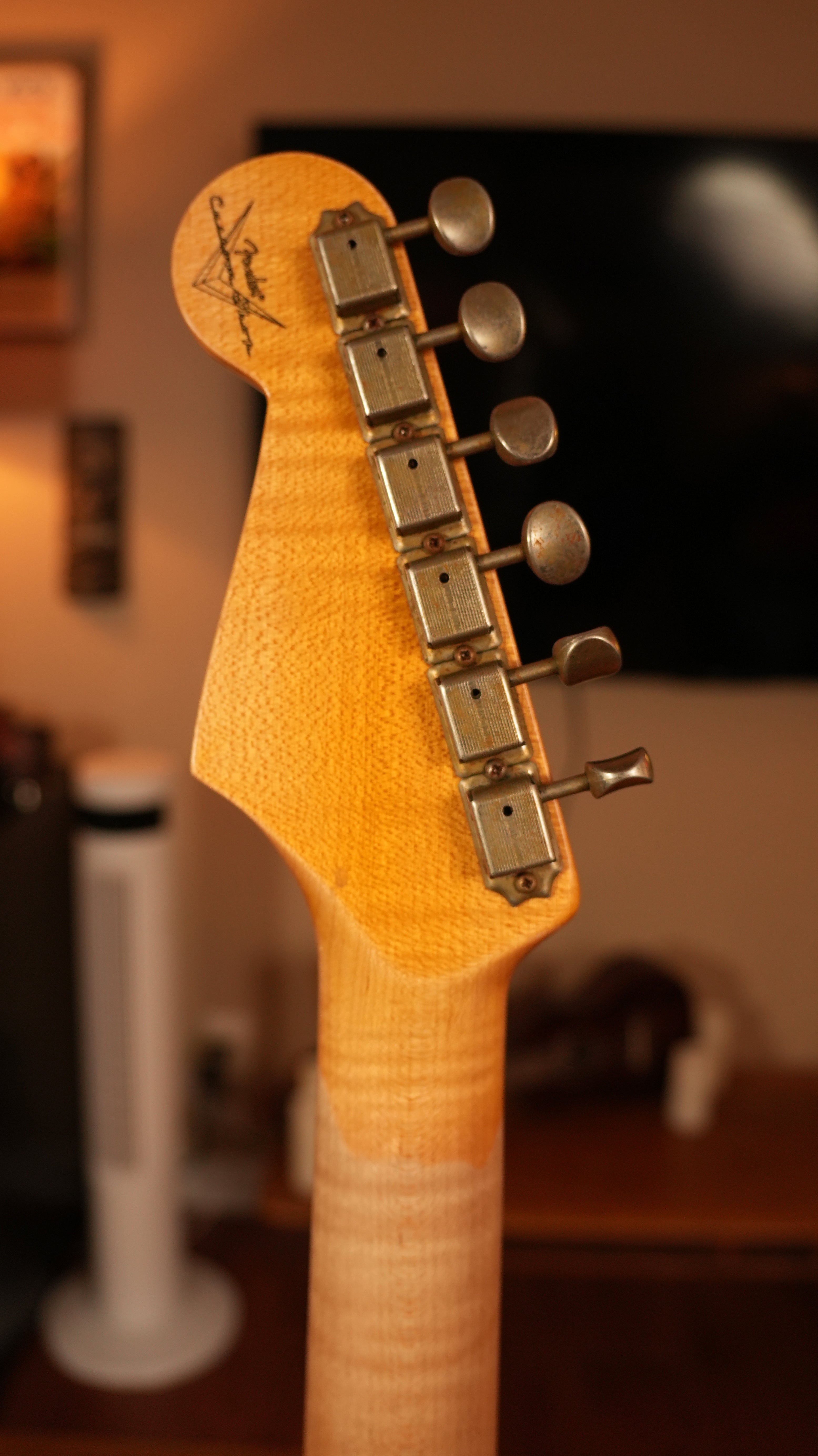 Fender Custom Shop '64 Stratocaster Journeyman Relic 2020 – Sonic Blue w/ AA Flame Maple Neck, COA & OHSC