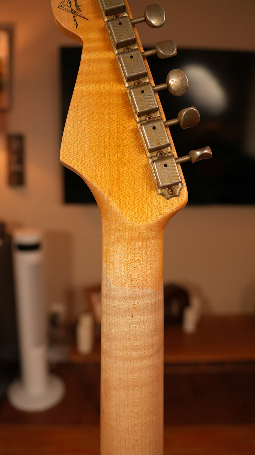 Fender Custom Shop '64 Stratocaster Journeyman Relic 2020 – Sonic Blue w/ AA Flame Maple Neck, COA & OHSC