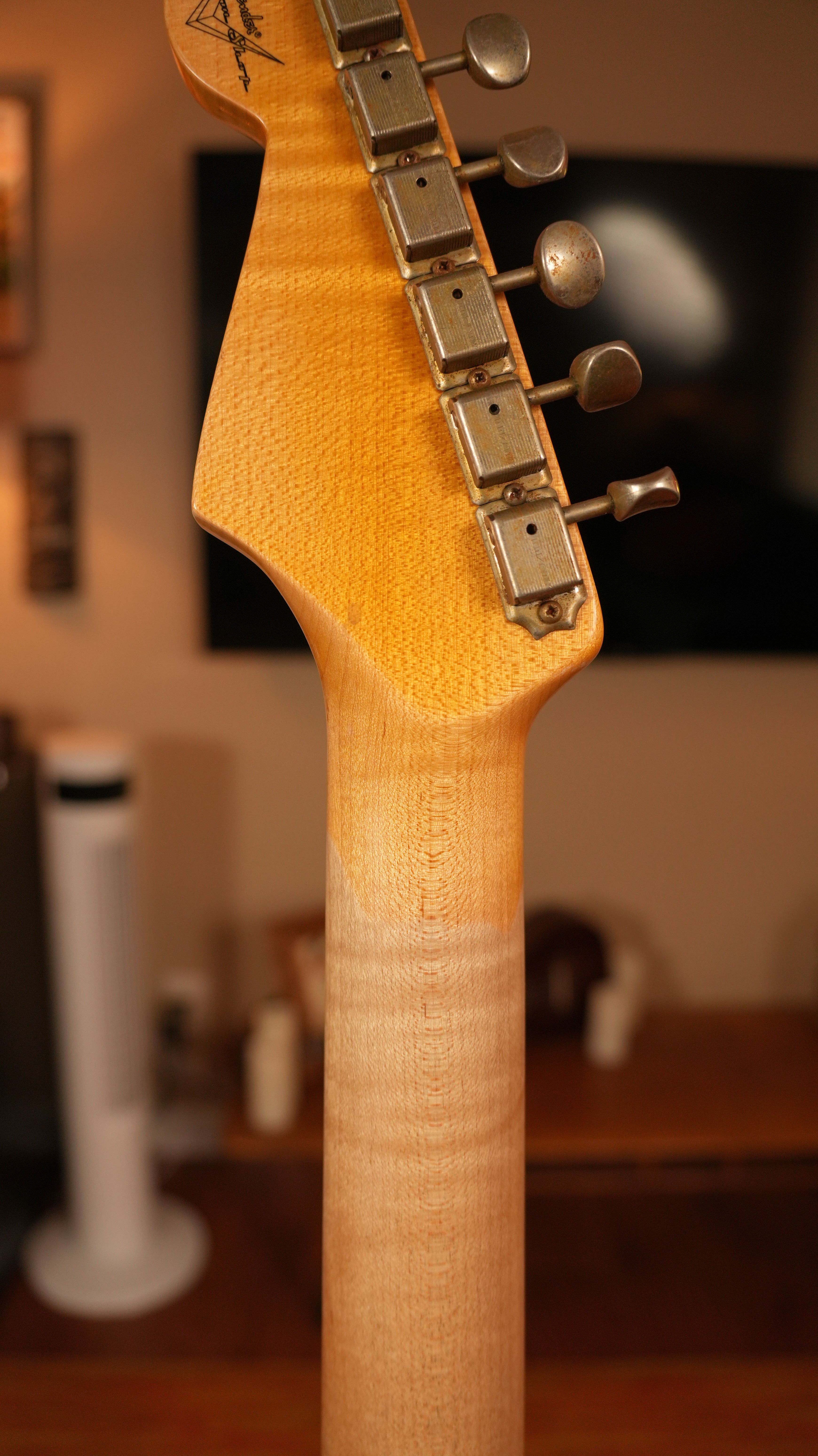 Fender Custom Shop '64 Stratocaster Journeyman Relic 2020 – Sonic Blue w/ AA Flame Maple Neck, COA & OHSC