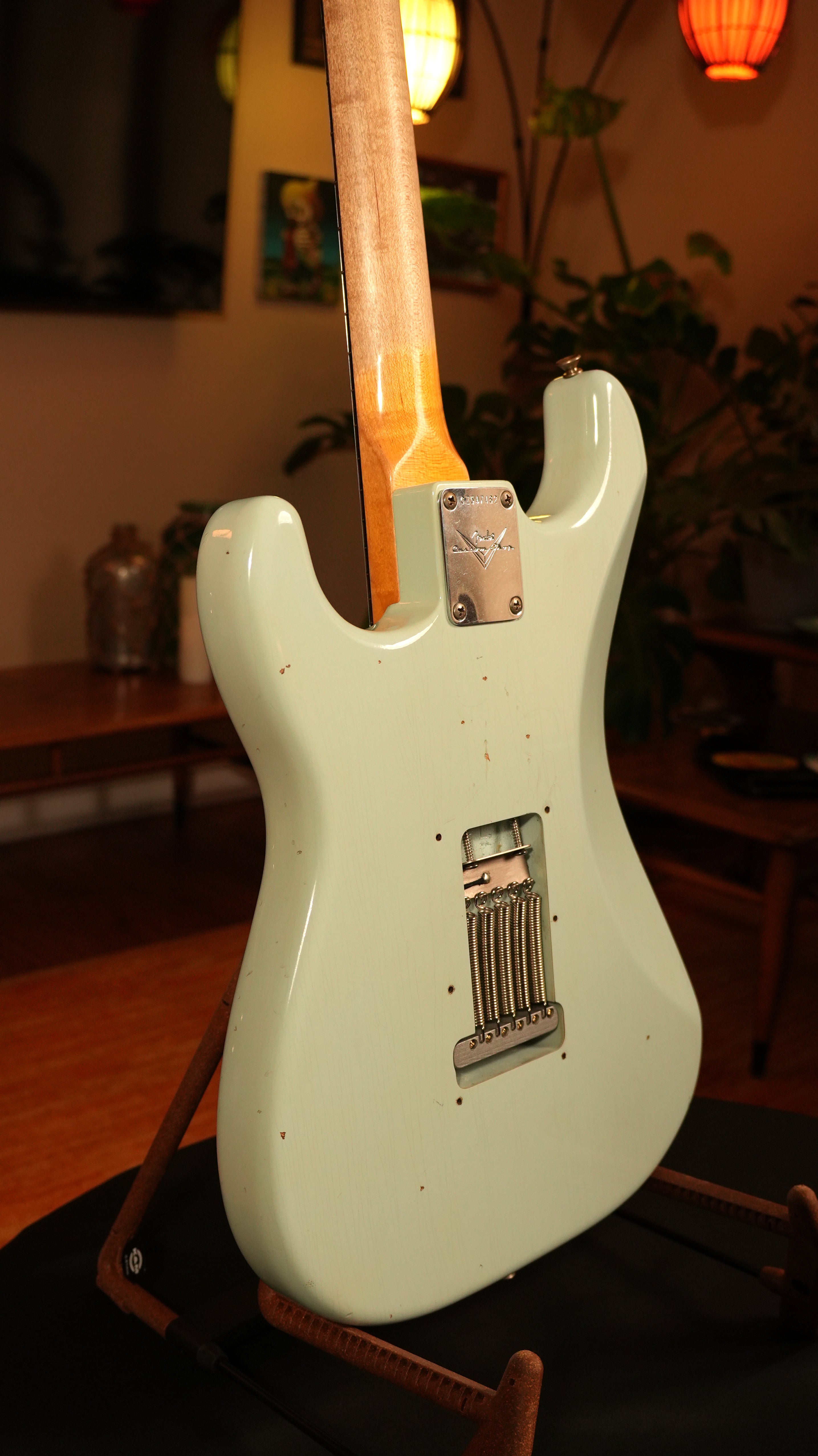 Fender Custom Shop '64 Stratocaster Journeyman Relic 2020 – Sonic Blue w/ AA Flame Maple Neck, COA & OHSC